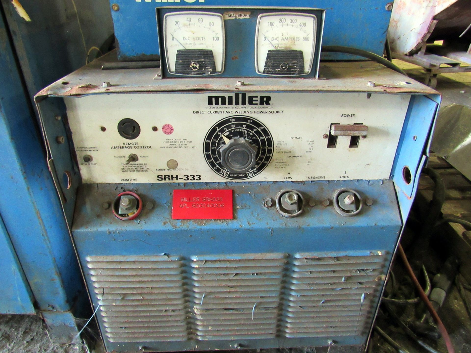 Miller SRH-333 DC Arc Welding Power Source