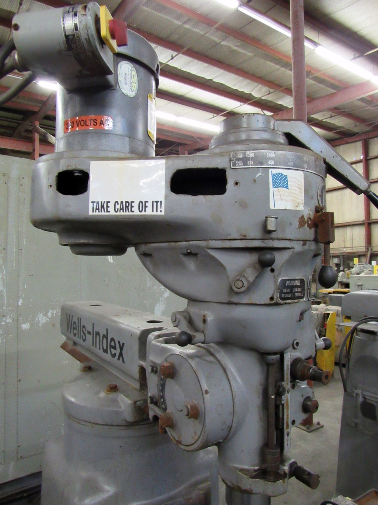 Wells-Index Model 847 Vertical Milling Machine - Image 7 of 9