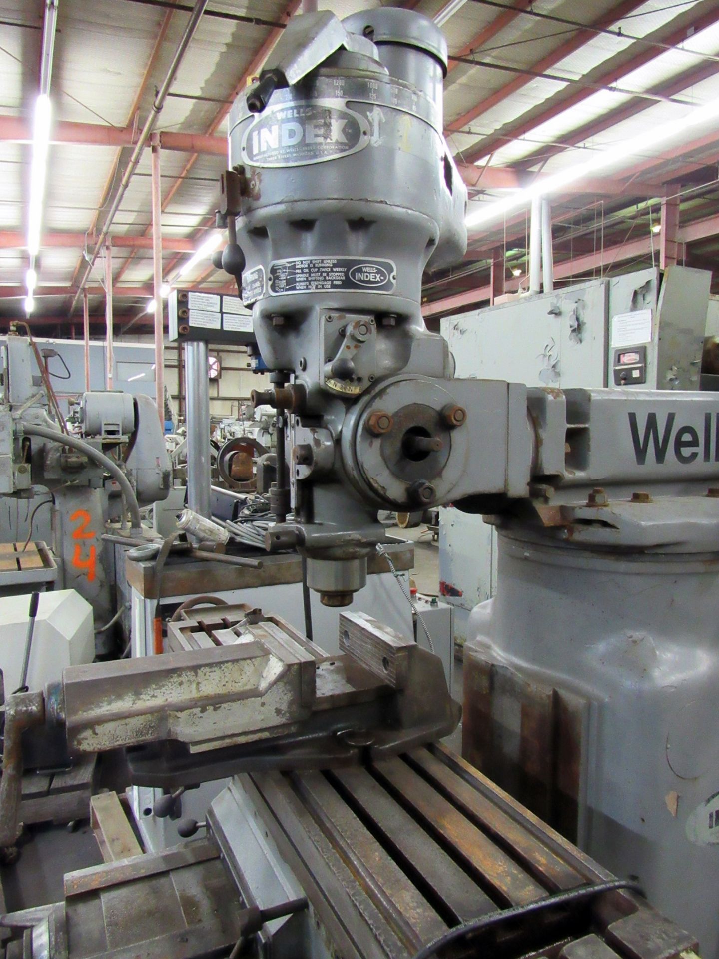 Wells-Index Model 847 Vertical Milling Machine - Image 6 of 9