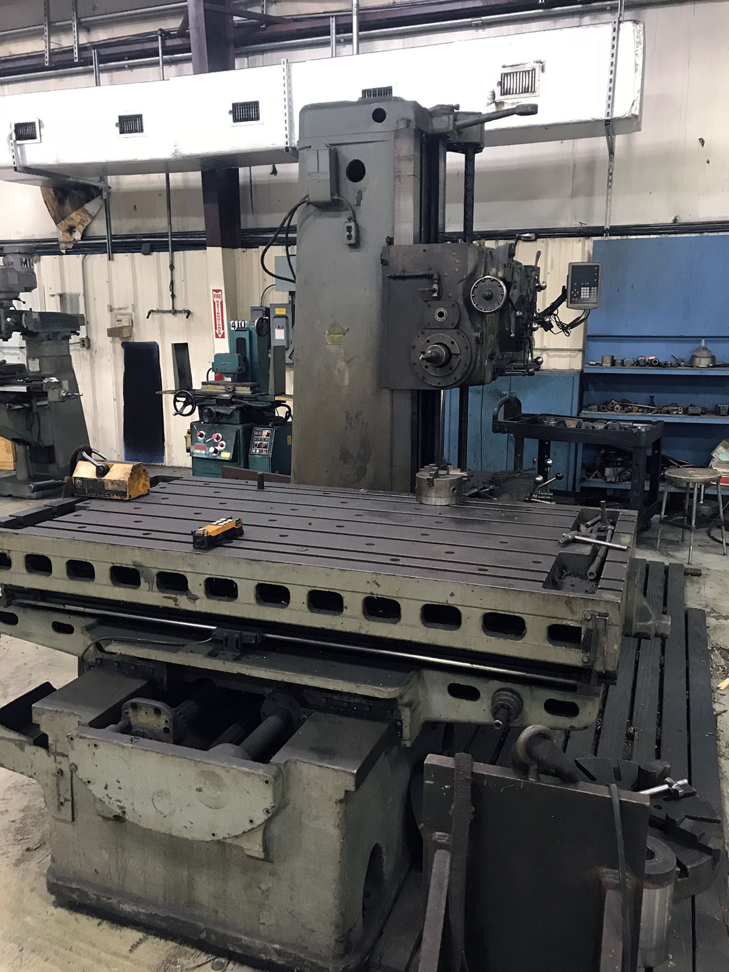 4" Giddings & Lewis Model 340T Table Type Horizontal Boring Mill - Image 2 of 5