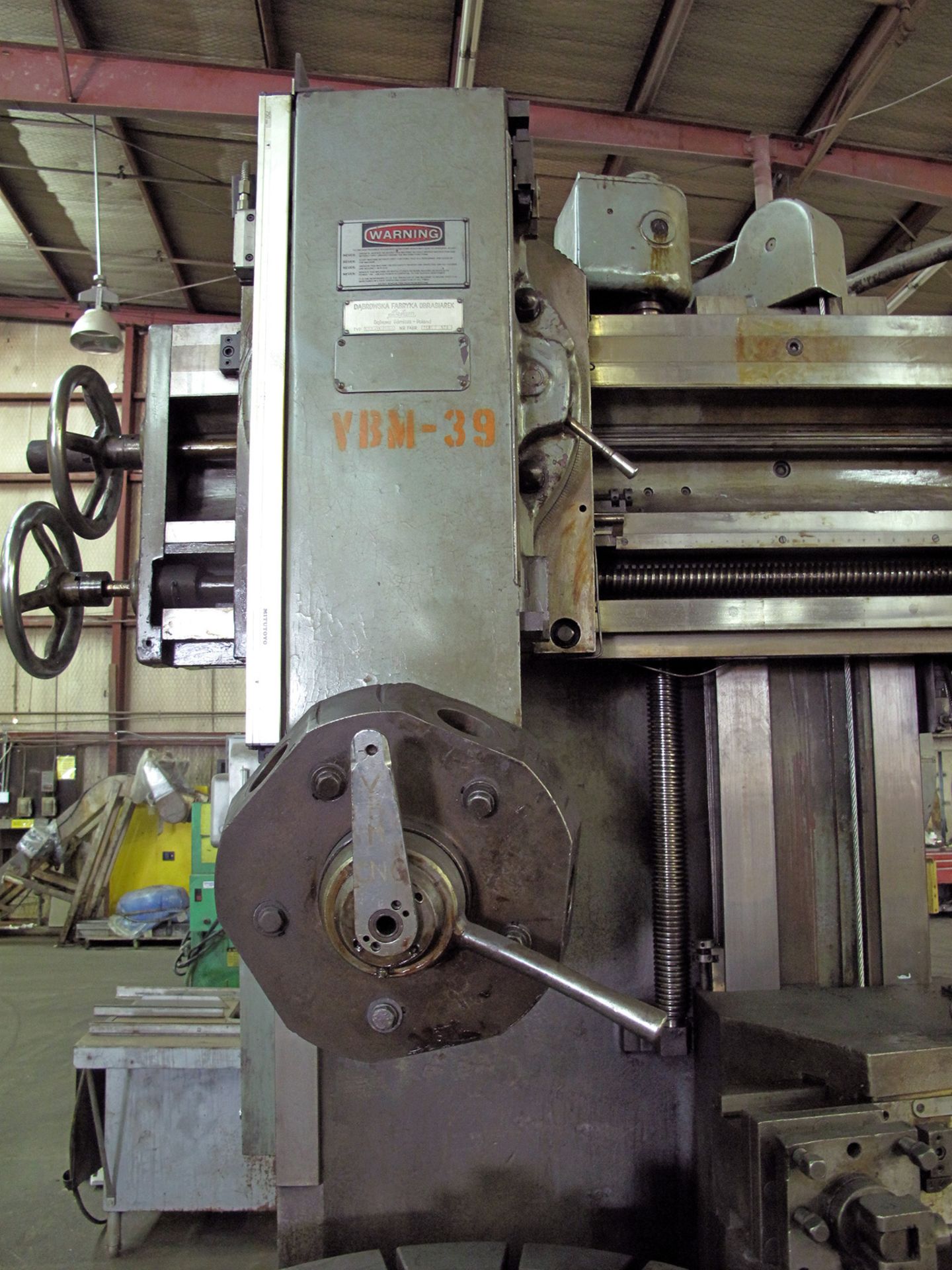 43" Polamco Model KNA-110/135A Vertical Turret Lathe - Image 6 of 10