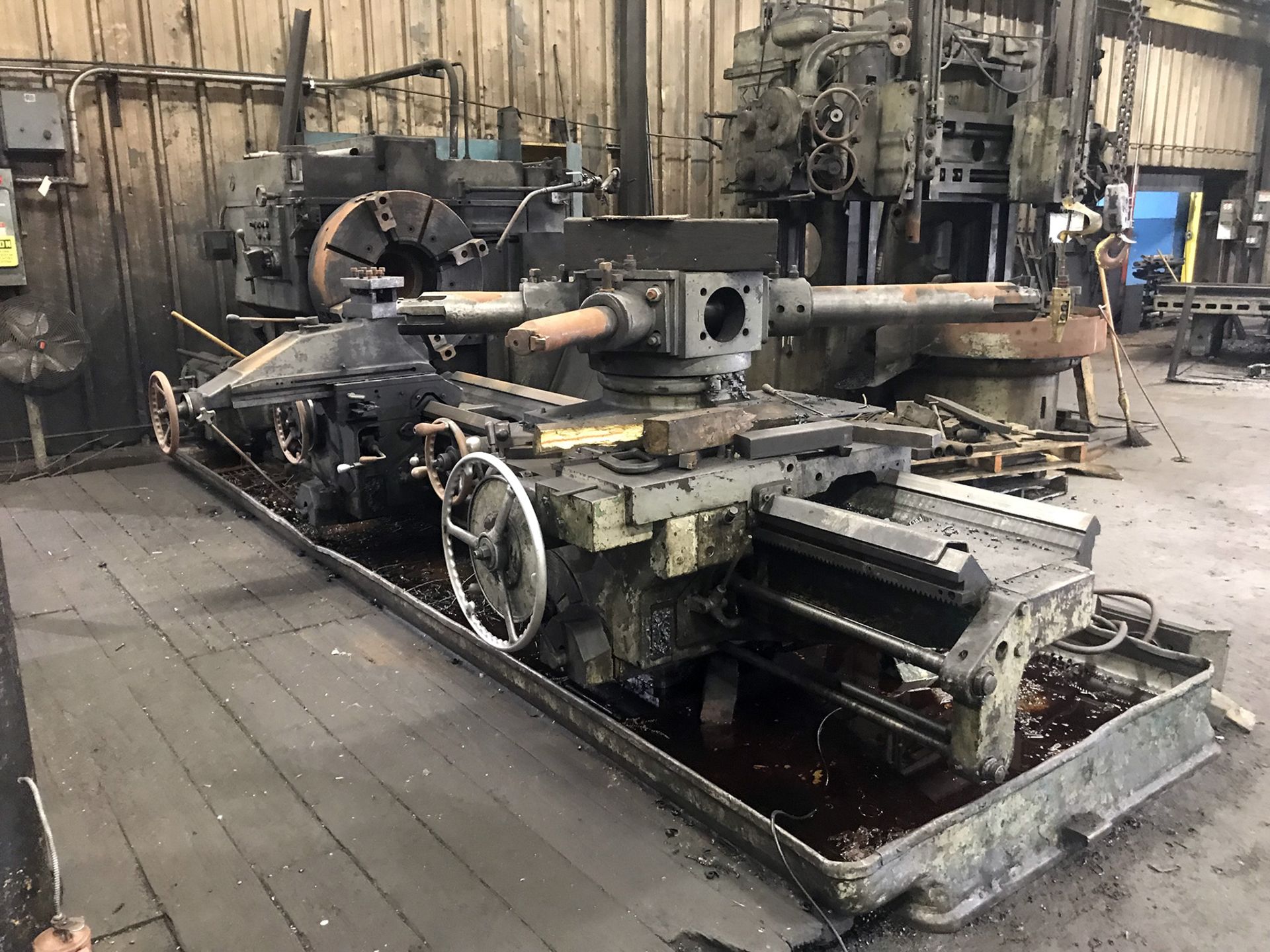 5A Warner & Swasey Model M-3600 Square Head Saddle Type Turret Lathe with Cross Sliding Rear Turret