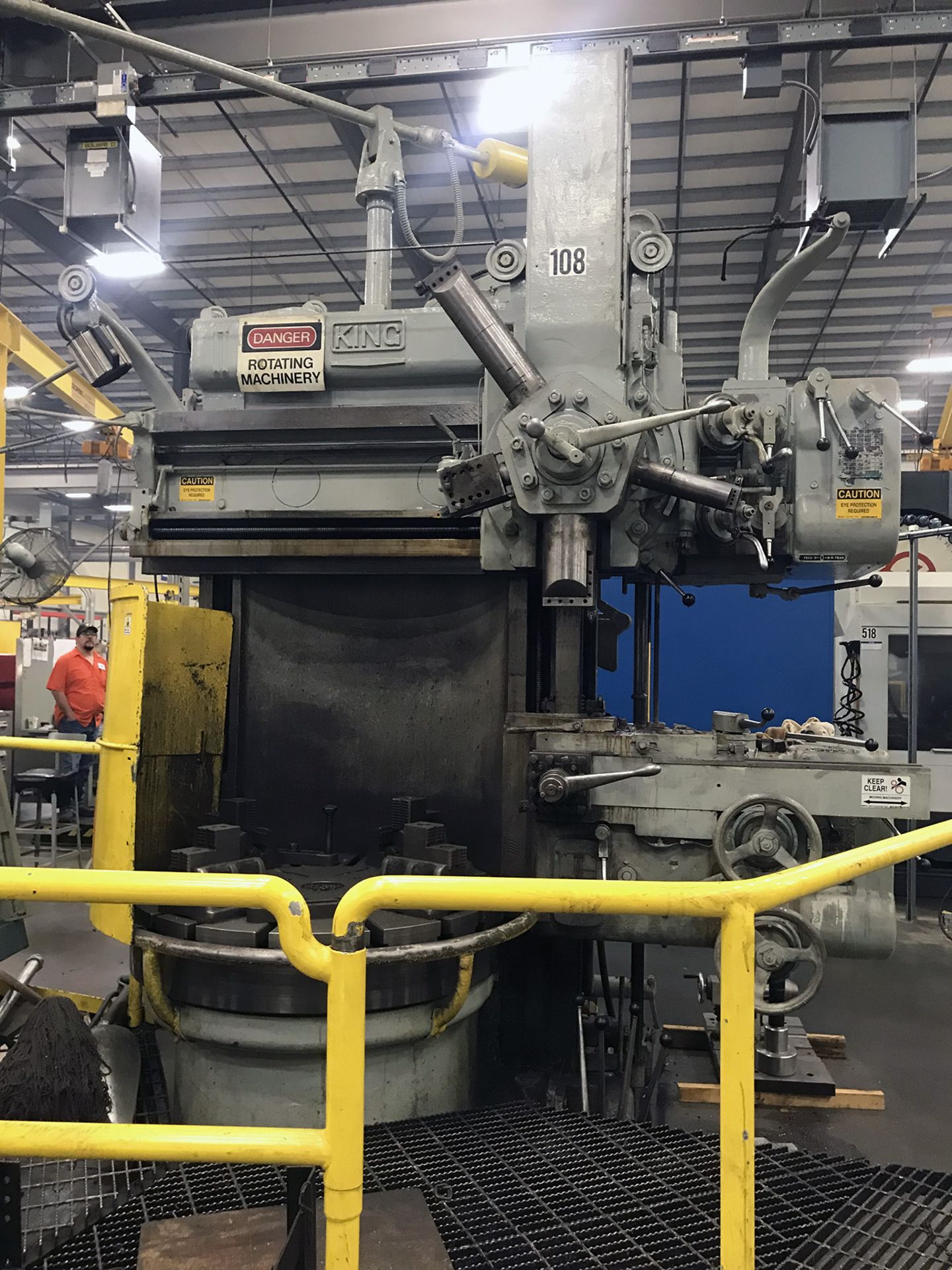 42" King Vertical Turret Lathe