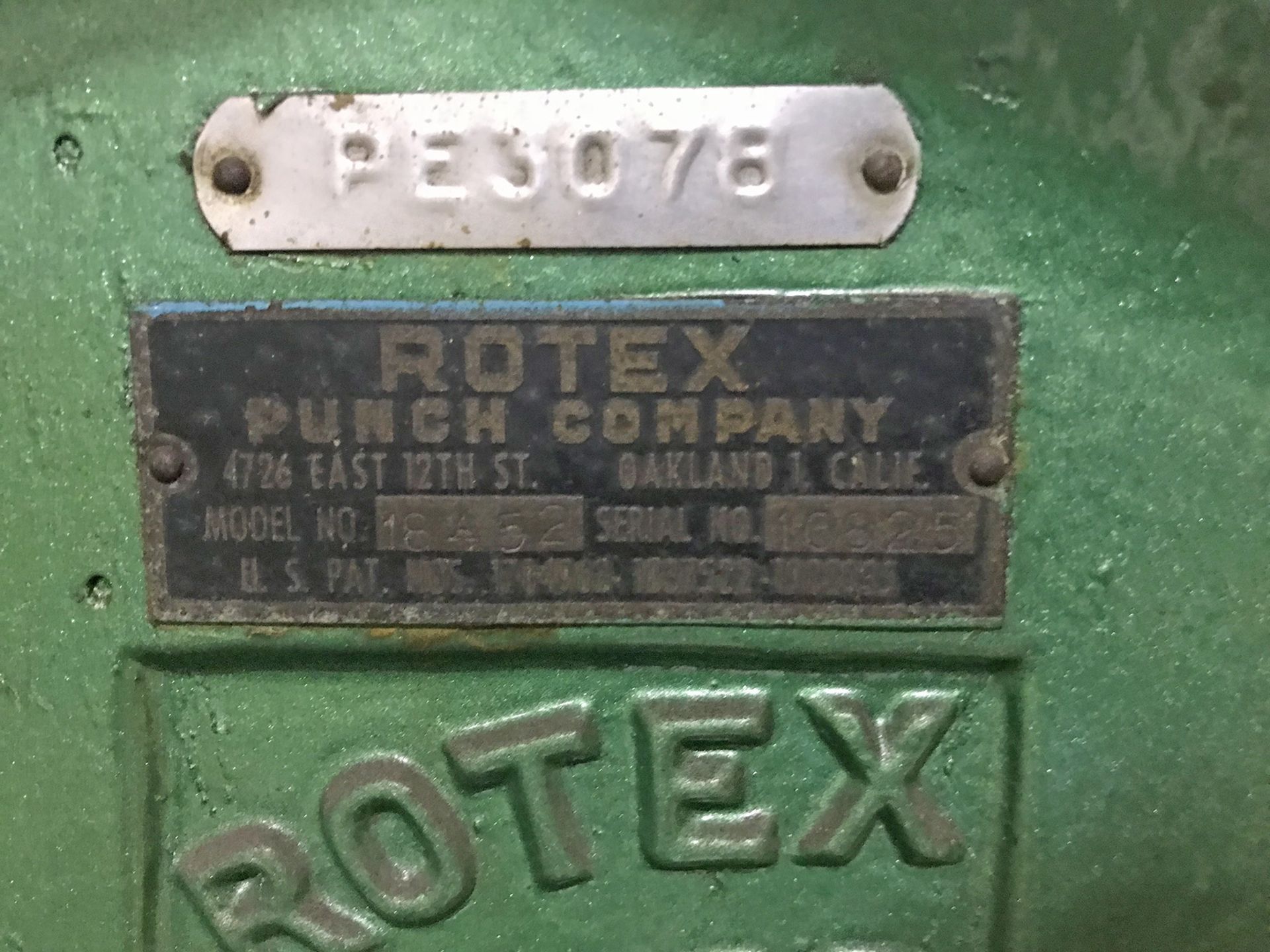 Rotex Model 18A52 Turret Punch Press - Image 8 of 8