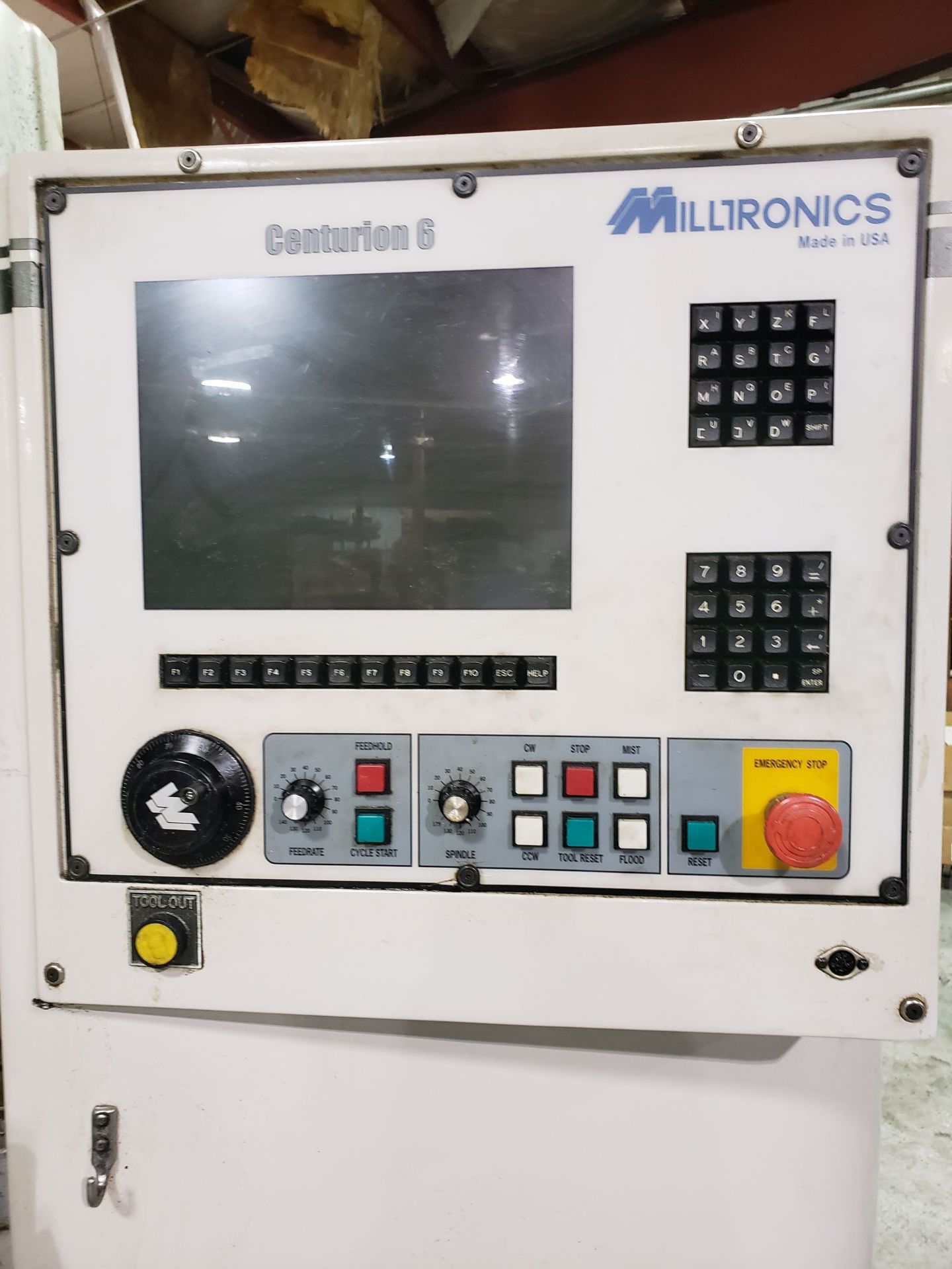 MILLTRONICS PARTNER VM16 SN 4357, Travels – X- 25", Y -16”, Z- 20, Throat Distance -16", Spindle - Image 2 of 6