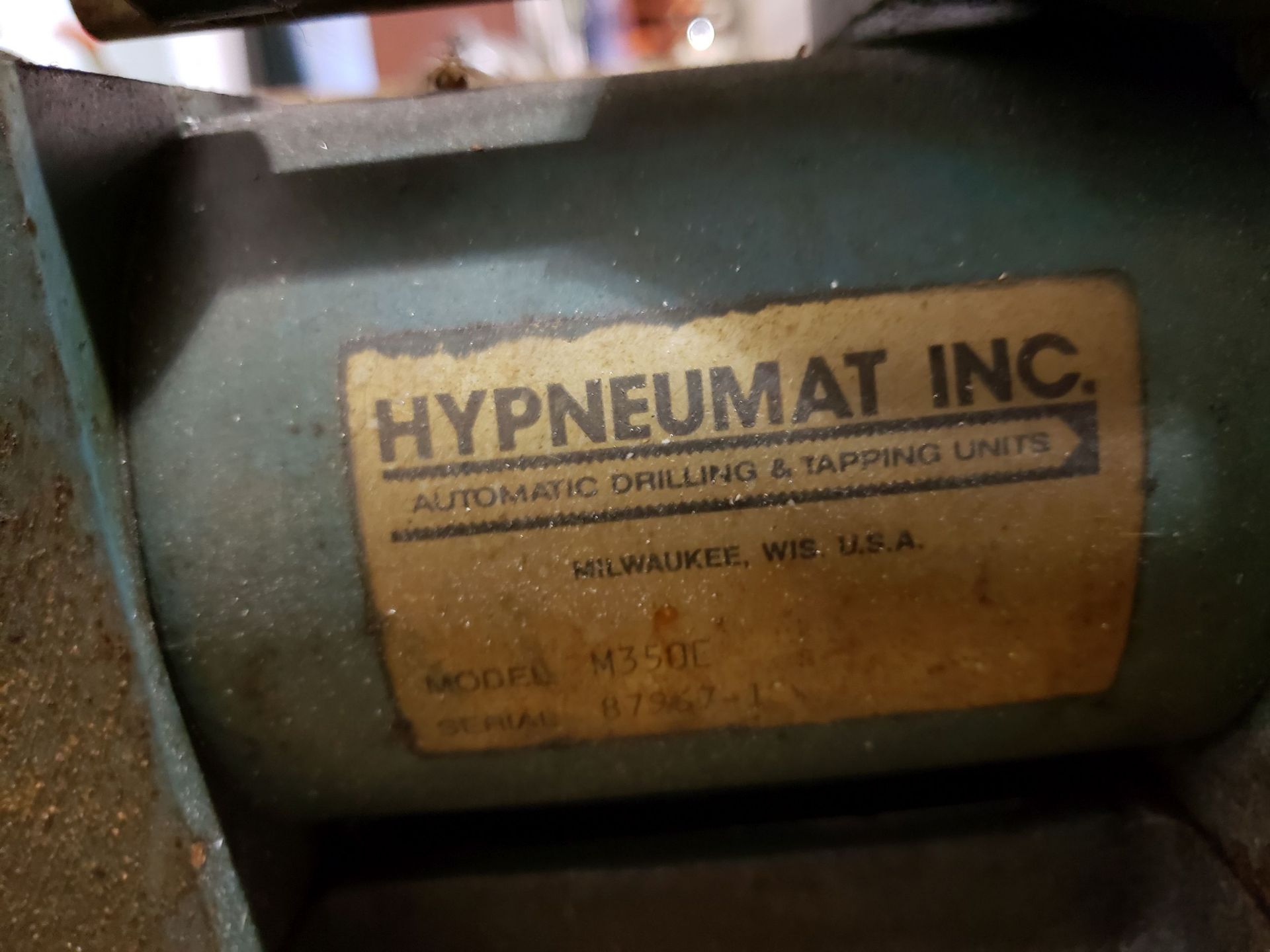 HYPNEUMAT AUTOMATIC DRILLING & TAPPING UNIT - Image 2 of 2