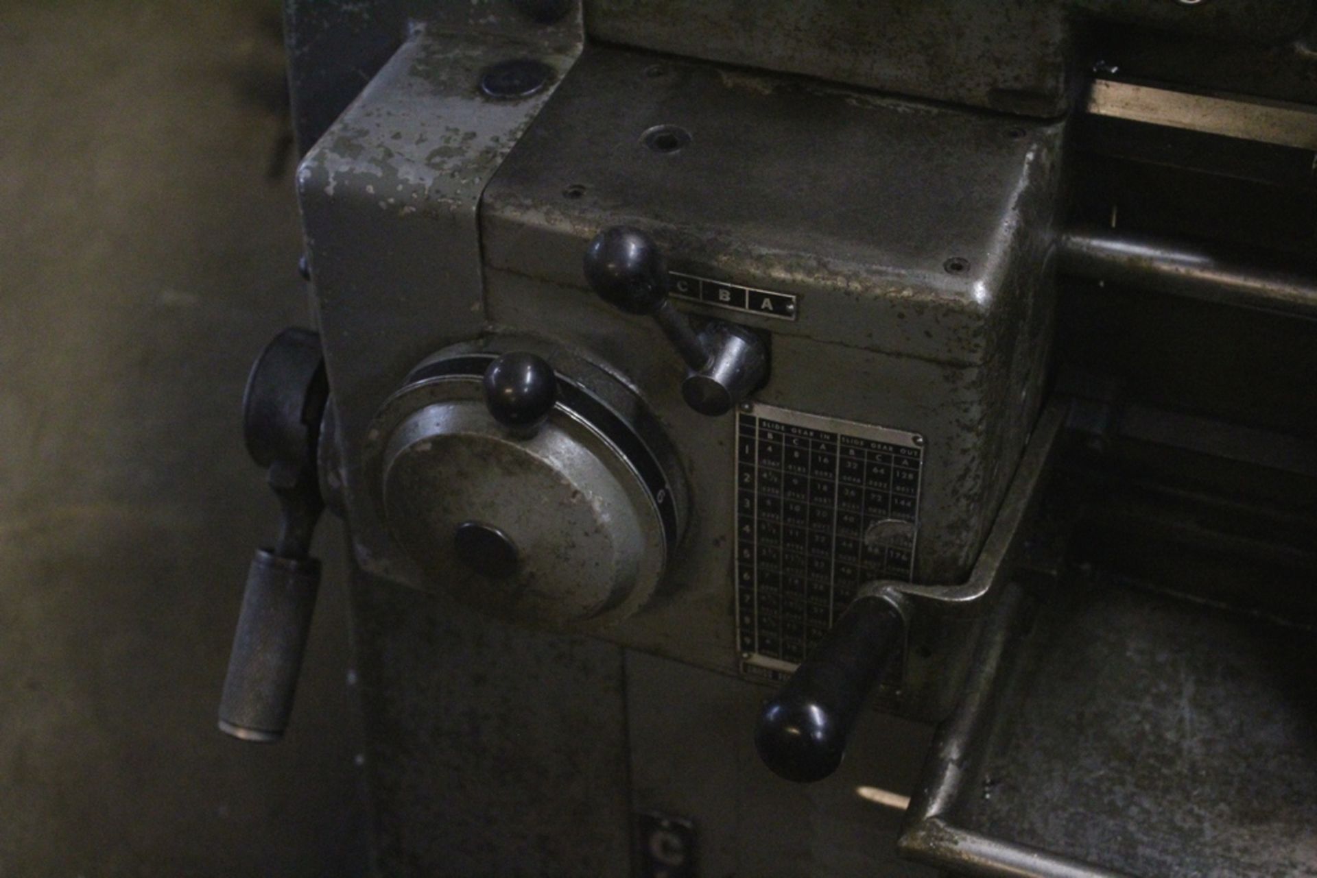 CLAUSING TURRET LATHE, TAIL STOCK - Image 6 of 7