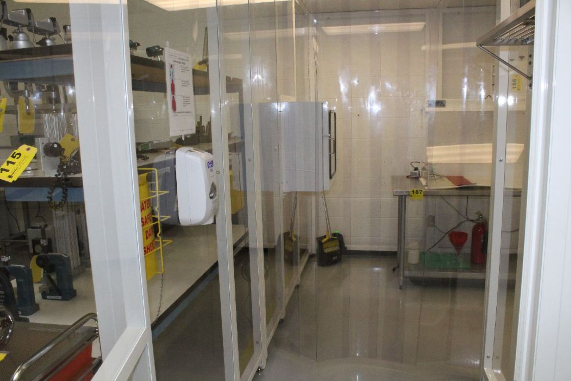 Angstrom Technology Self Contained Clean Room, Approx. 12’x12’x8’6” High, with Door, Pass Thru - Image 5 of 9