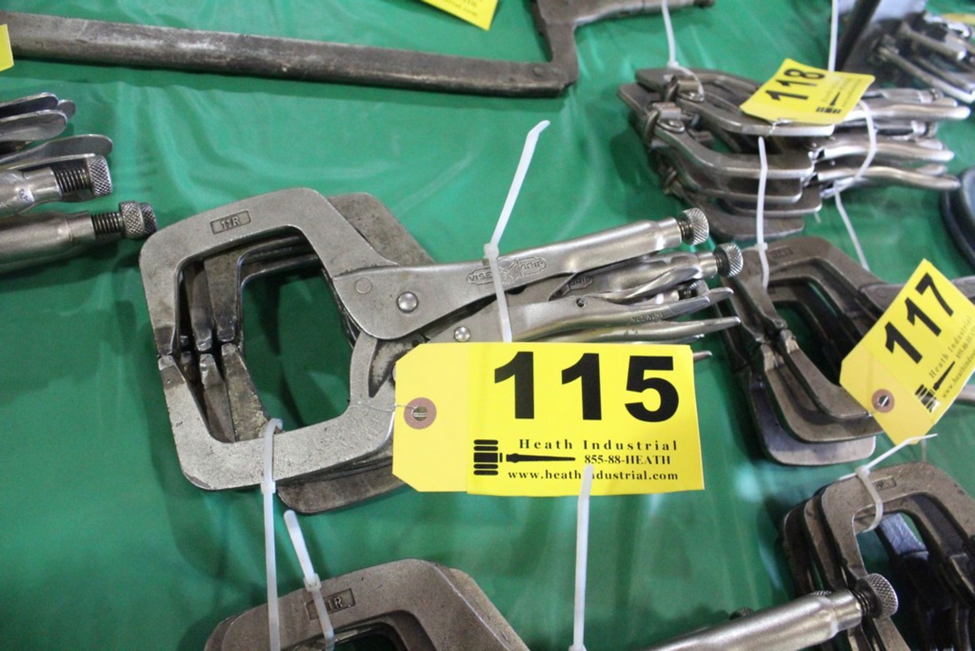 (5) VISE GRIP NO. 11R LOCKING C-CLAMPS