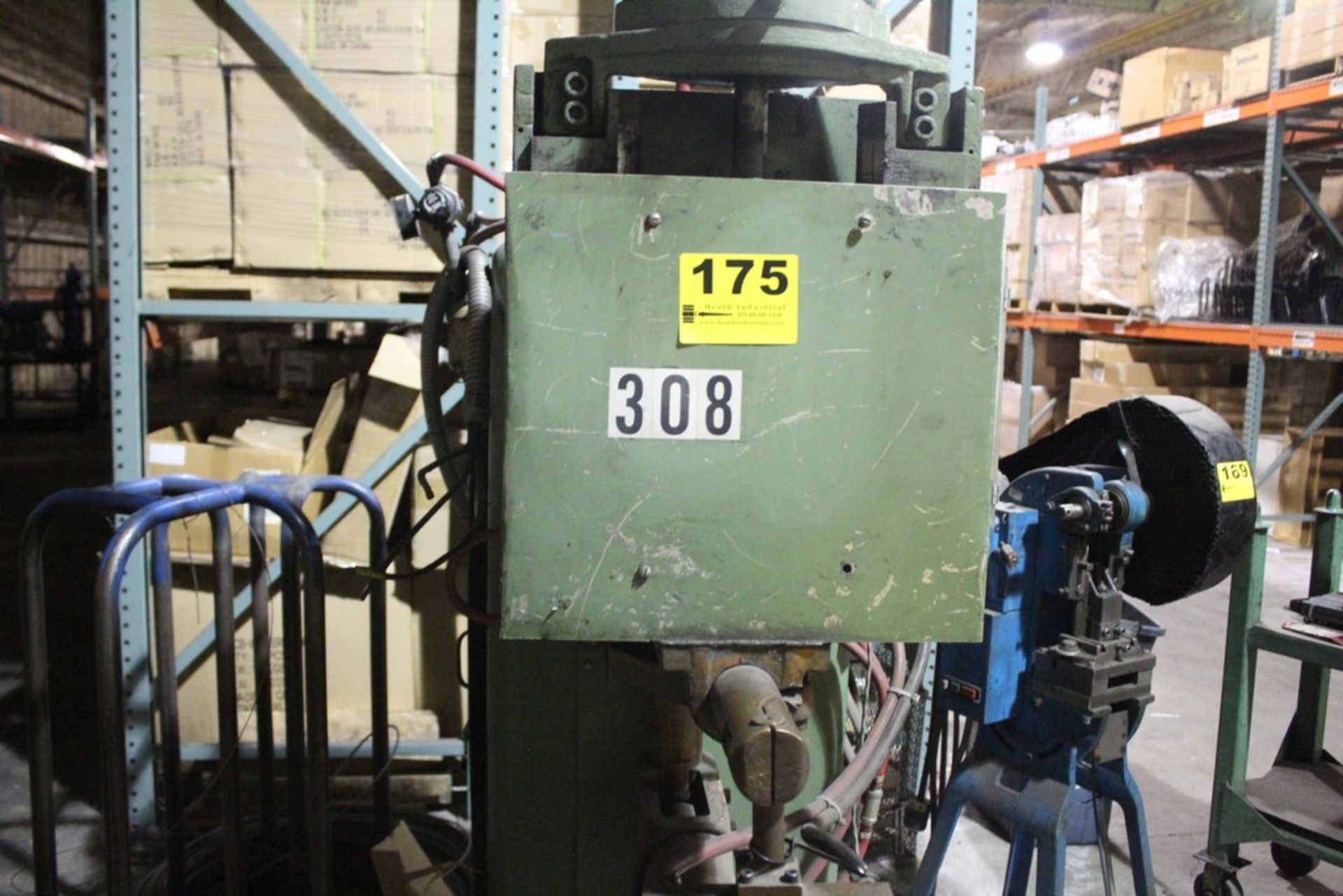 NATIONAL 75 KVA TYPE 24 SPOT WELDER, S/N X3677, 28” THROAT, INTERLOCK INDUSTRIES 105 - Image 3 of 5