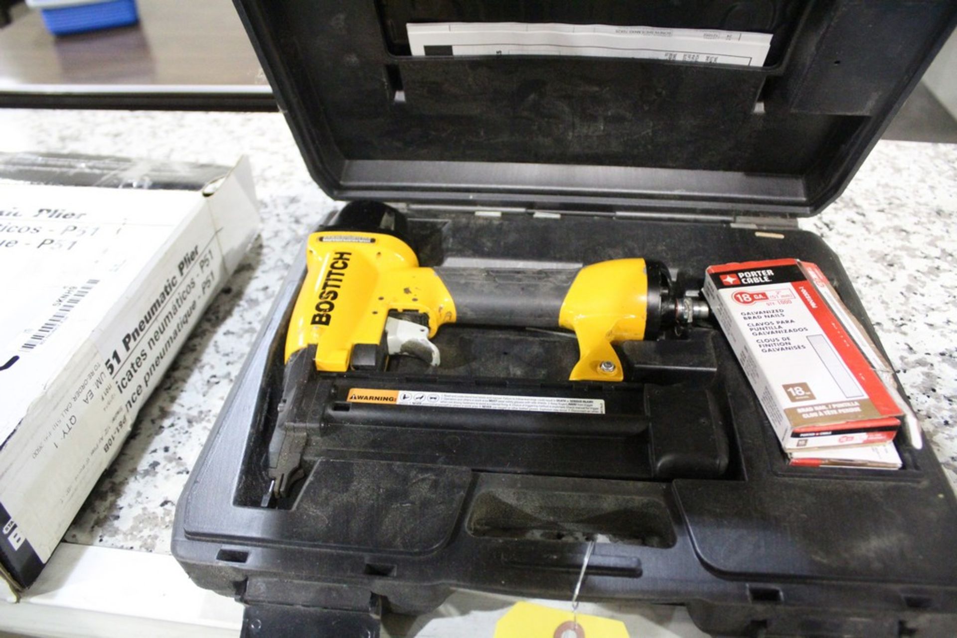 BOSTITCH MODEL BT200 18 GA. BRAD NAILER IN CASE