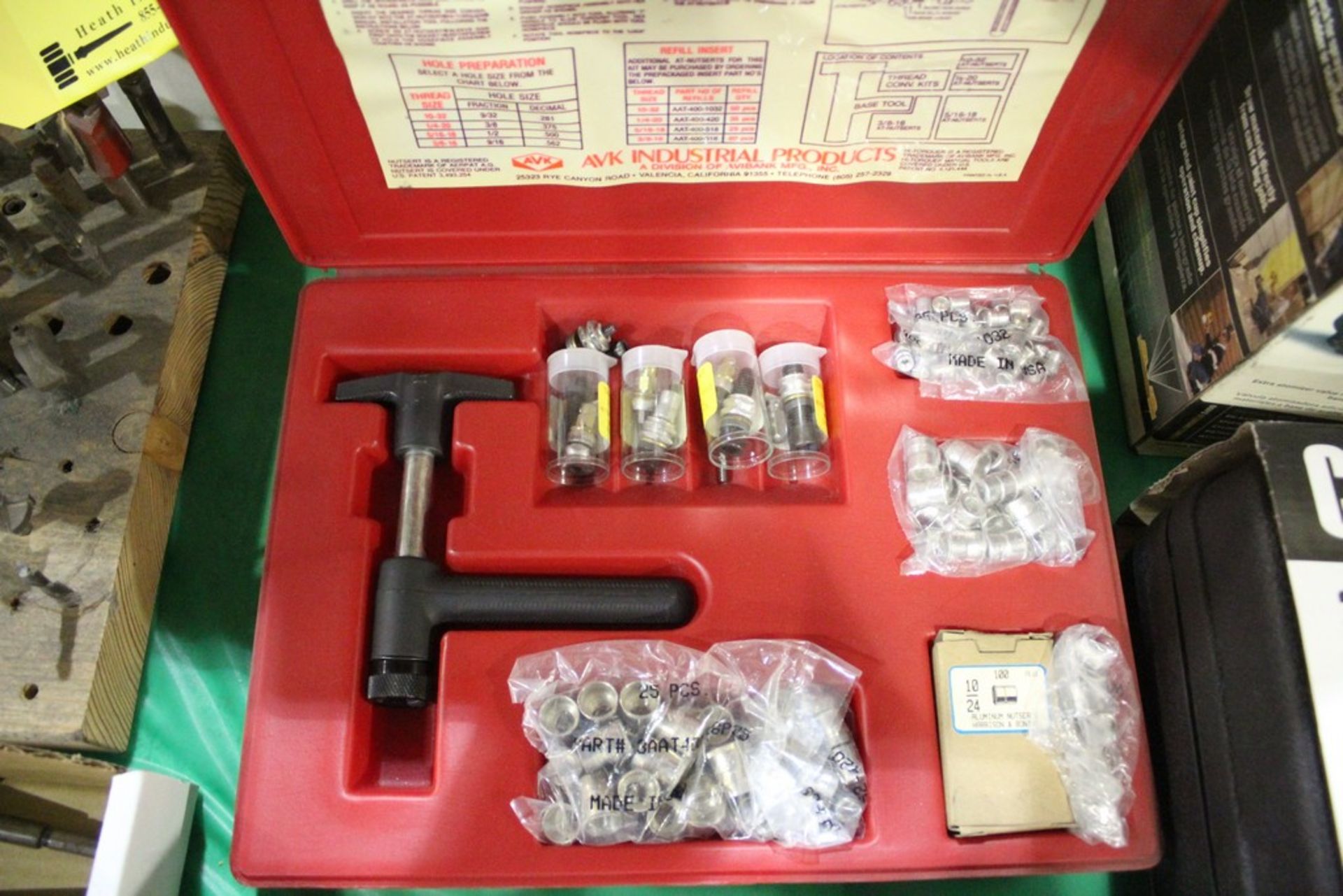 AVK MODEL AAT-312-C THREADED INSERT INSTALLATION KIT