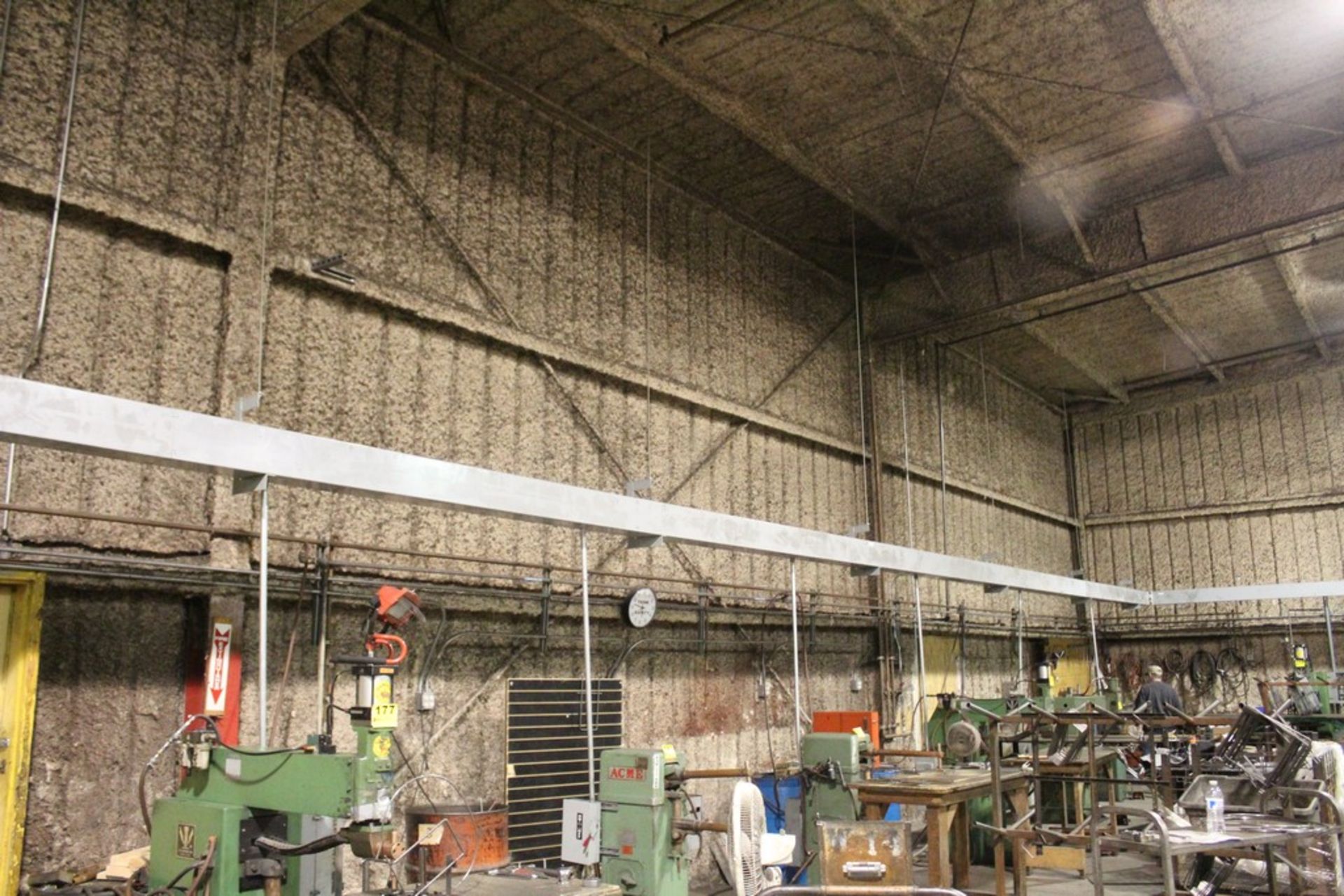 COOPER B-LINE ELECTRICAL WIREWAY IN MFG AREA INCLUDING APPROX 75’ & 45’ L-SECTION MODEL 88120