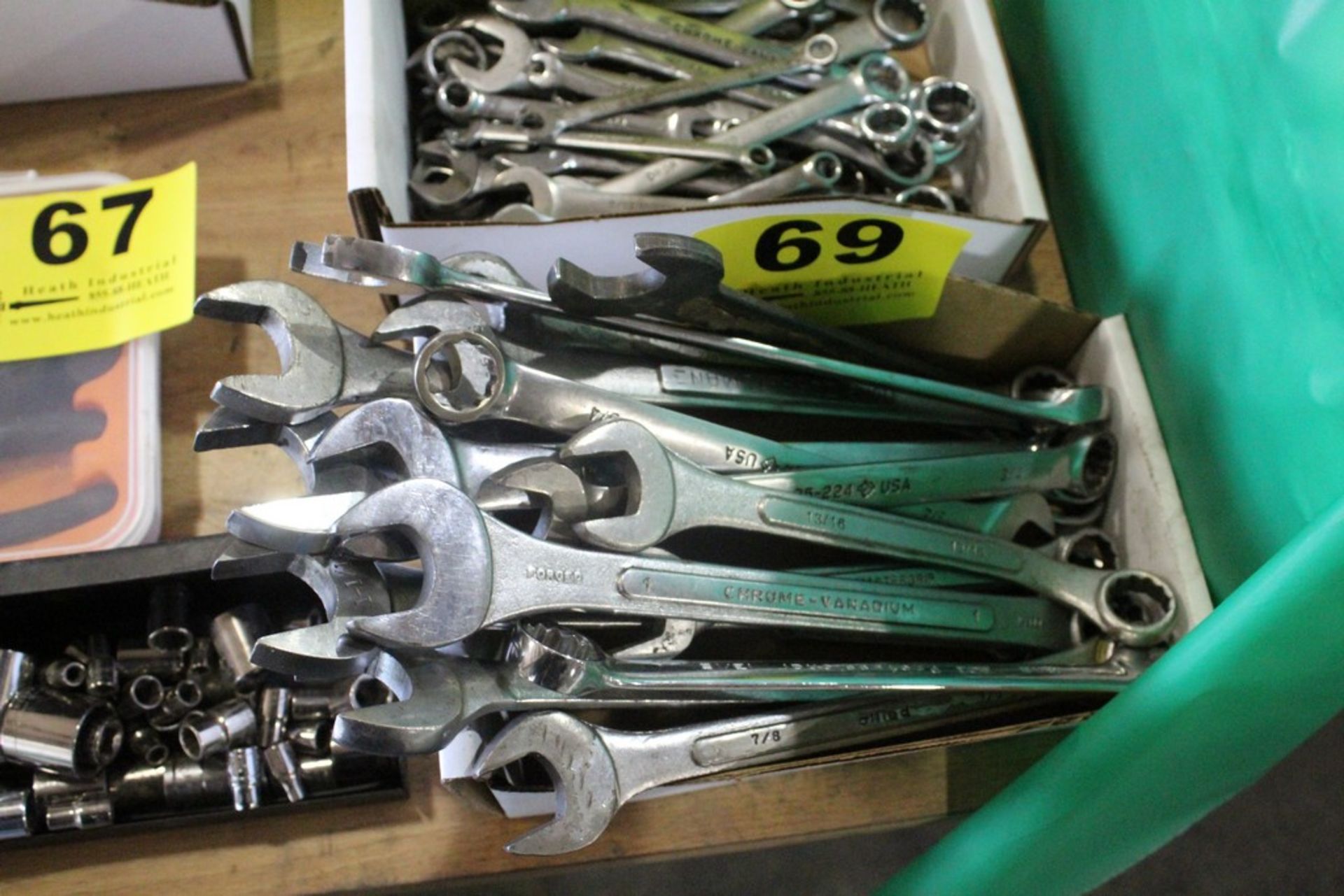 ASSORTED OPEN END & BOX WRENCHES IN BOX