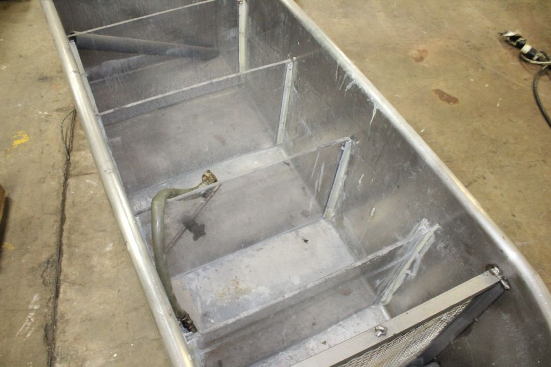 MUELLER WASH TANK, COMPARTMENTALIZED, 61" X 21" X 22" - Image 3 of 3
