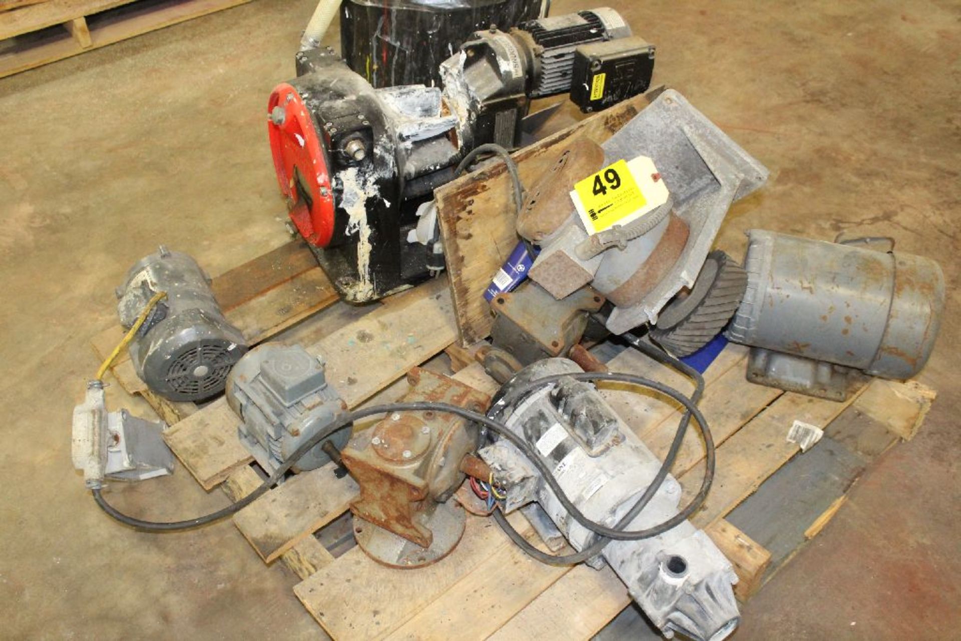 MISC PUMPS & MOTORS ON SKID