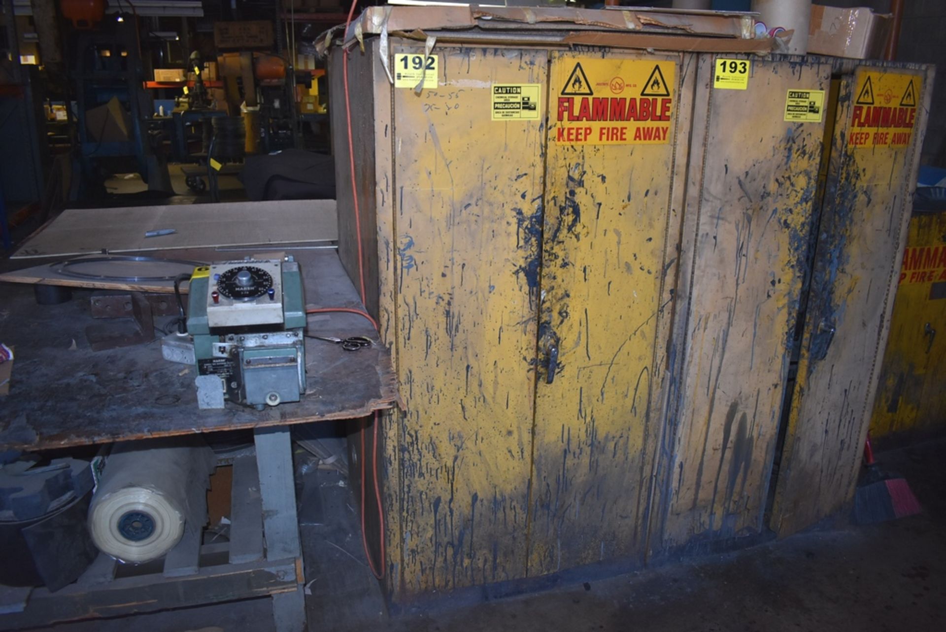 34"X34"X65" FLAMMABLE STORAGE CABINET