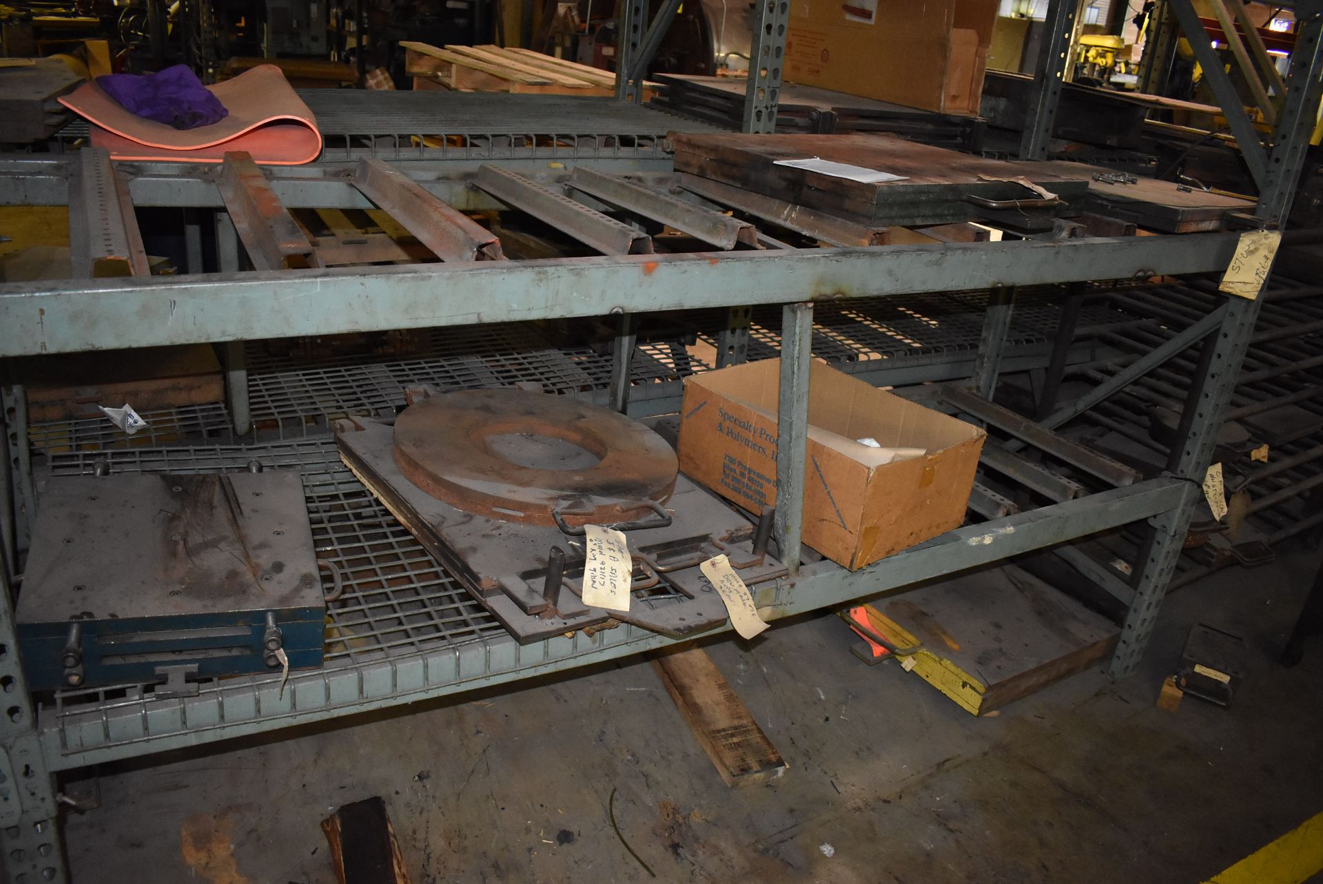 ASSORTED DIES ON TWO SECTIONS OF RACK - Image 2 of 2
