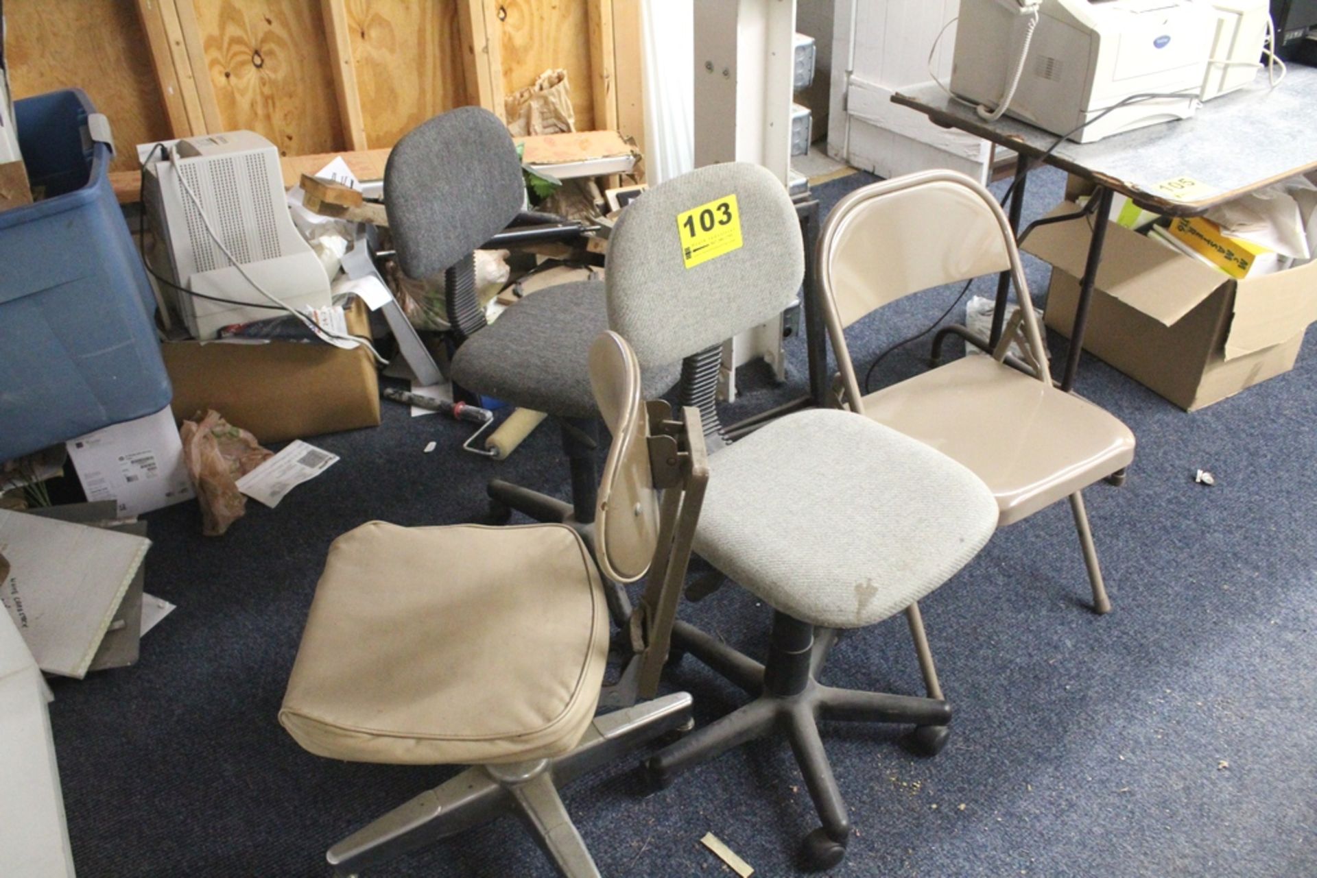 (4) ASSORTED CHAIRS