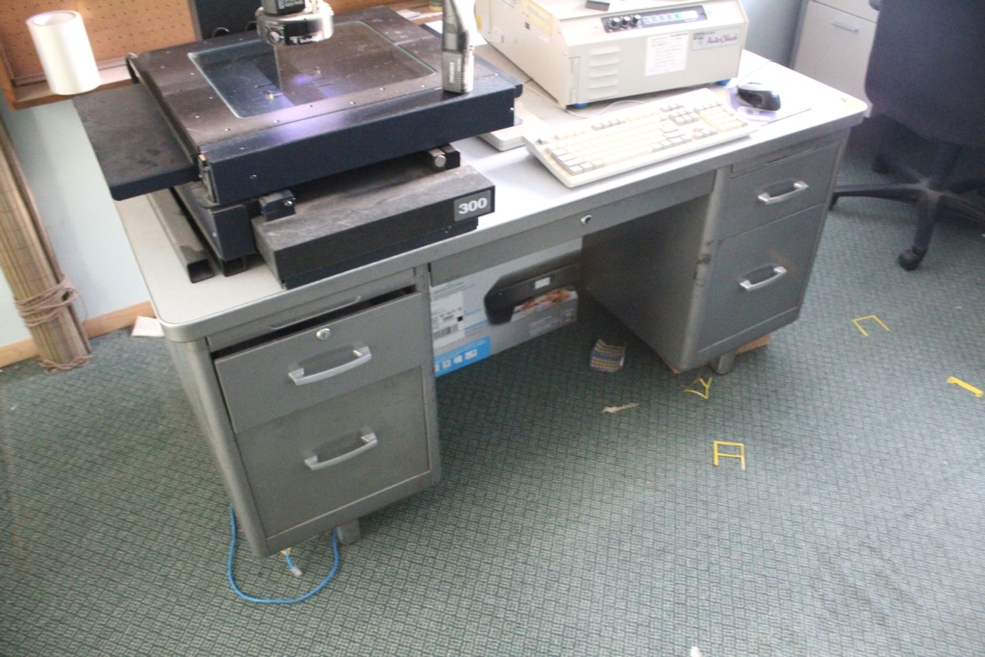 STEEL DOUBLE PEDESTAL DESK