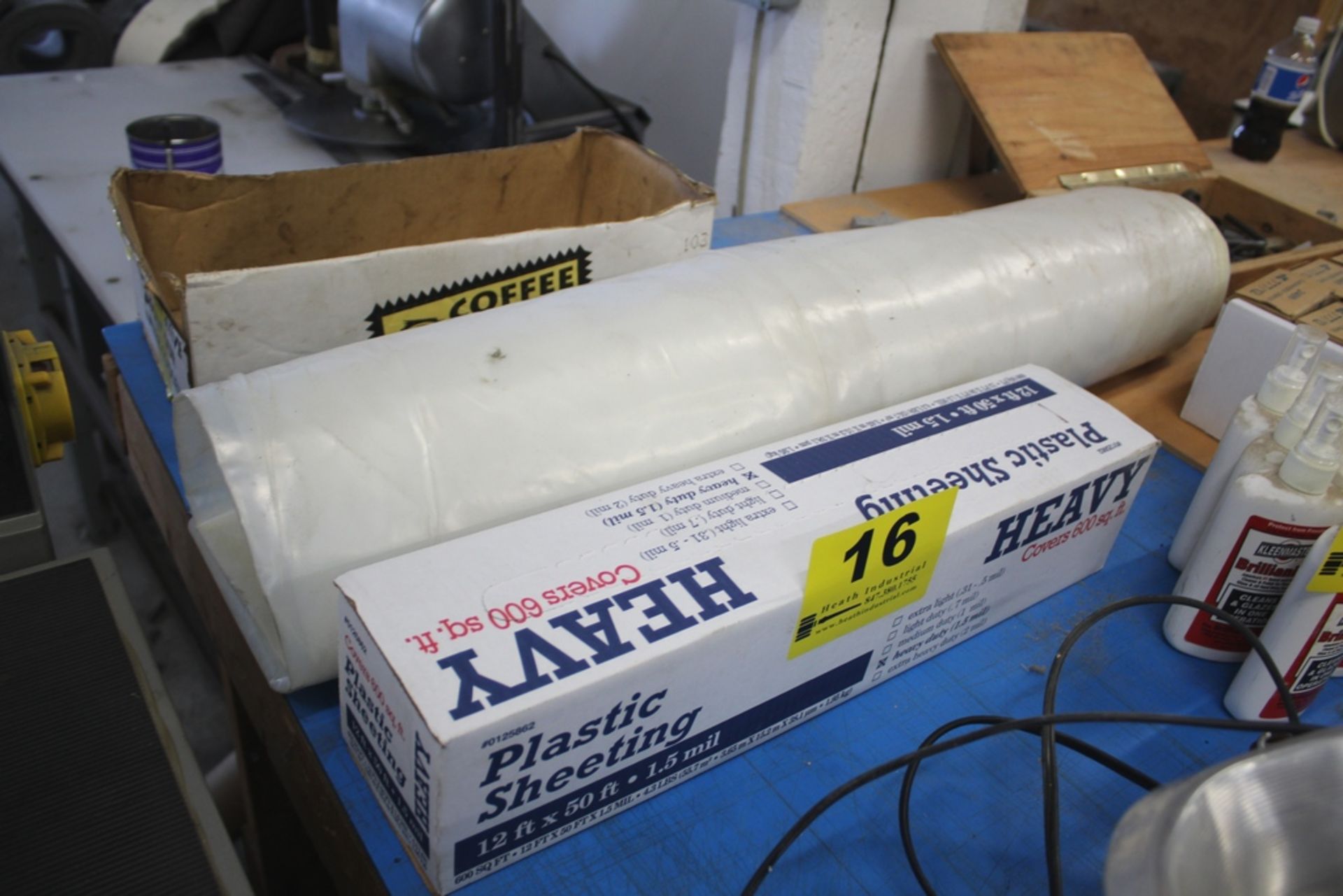 (2) ROLLS PLASTIC SHEETING