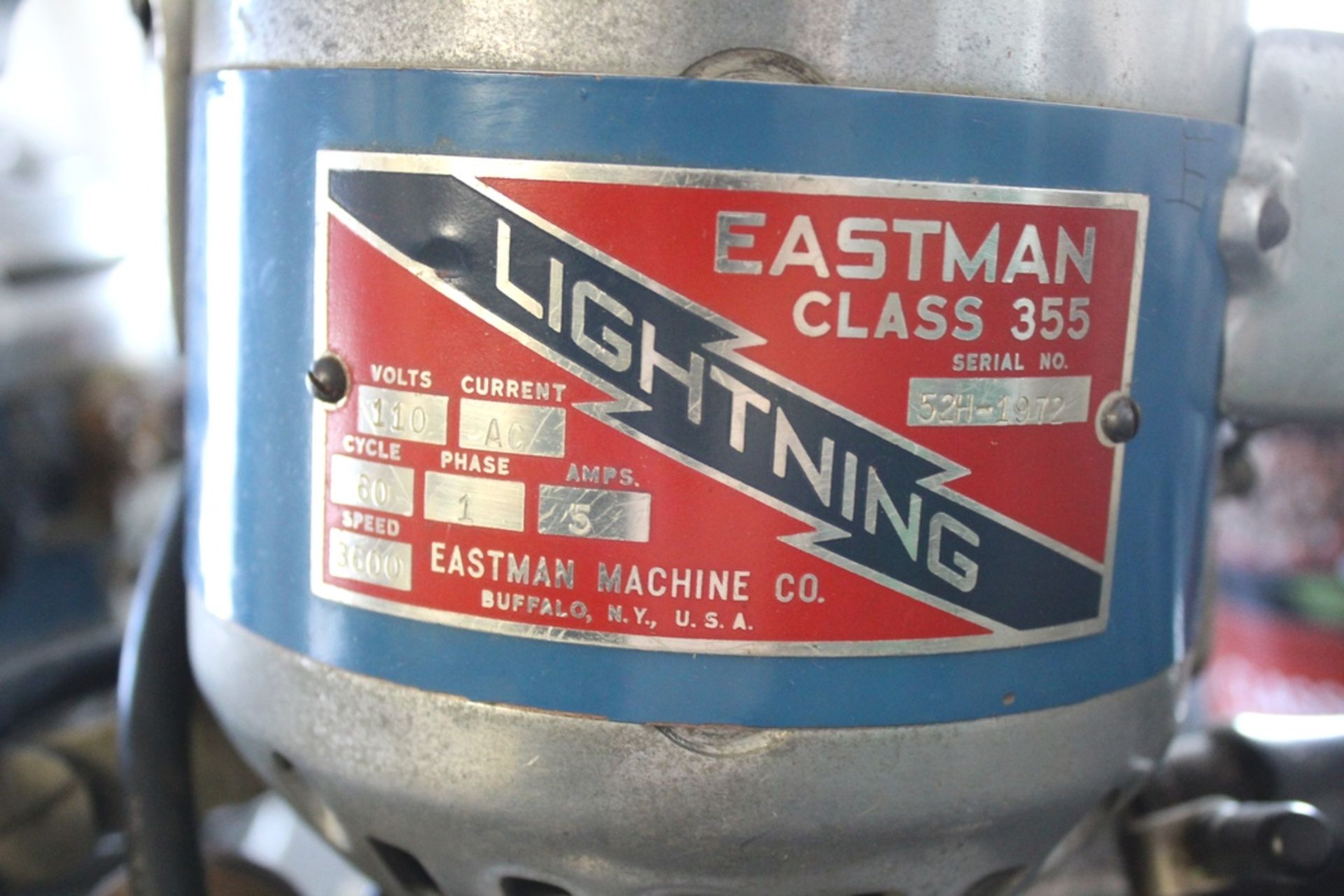 EASTMAN CLASS 355 LIGHTING FABRIC / FOAM / CLOTH ROUND KNIFE CUTTER - Image 3 of 3