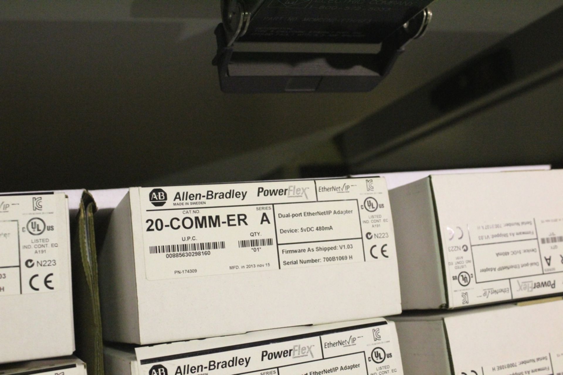(3) ALLEN BRADLEY POWERFLEX 20-COMM-ER DUAL PORT ETHERNET/IP ADAPTERS - Image 2 of 2