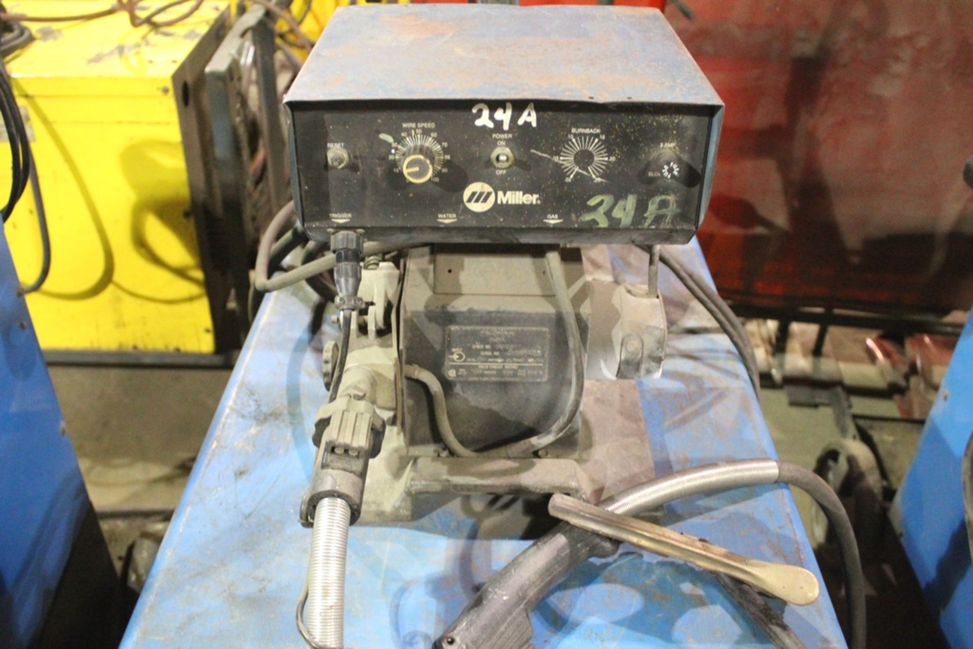 MILLER MODEL PULSTAR 450 CONSTANT VOLTAGE PULSED DC ARC WELDING POWER SOURCE, S/N JH174533, WITH - Image 4 of 4