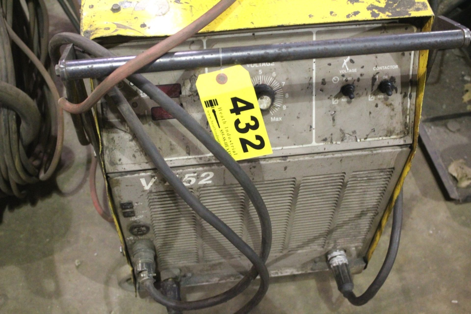 ESAB MODEL V452 450 AMP WELDER, S/N MBLI541061, WITH ESAB WIRE FEEDER - Image 2 of 3