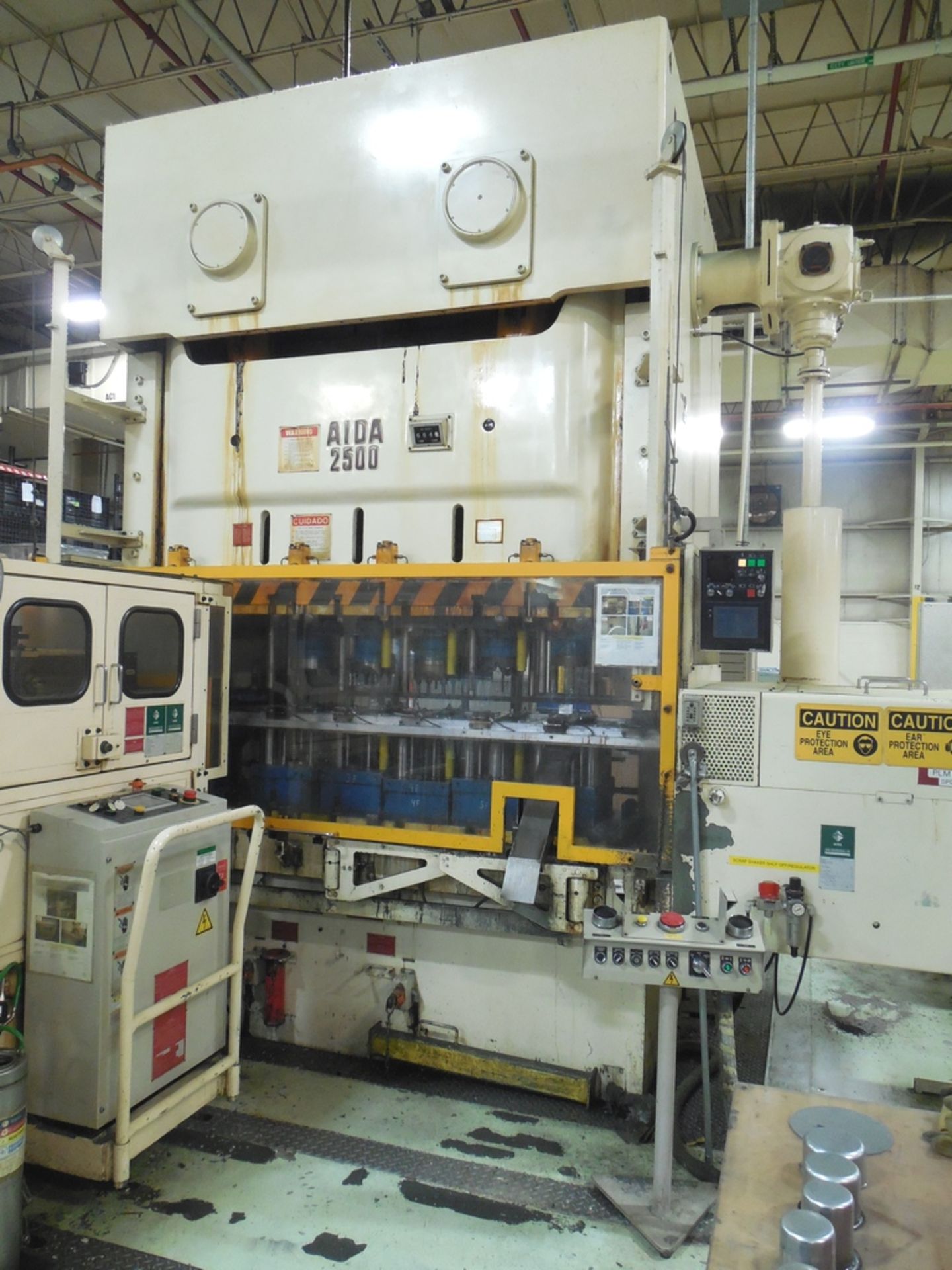 Aida 275 Ton Model NC2-2500(2)E Gap Frame Double Crank Press (2005) - Image 3 of 7