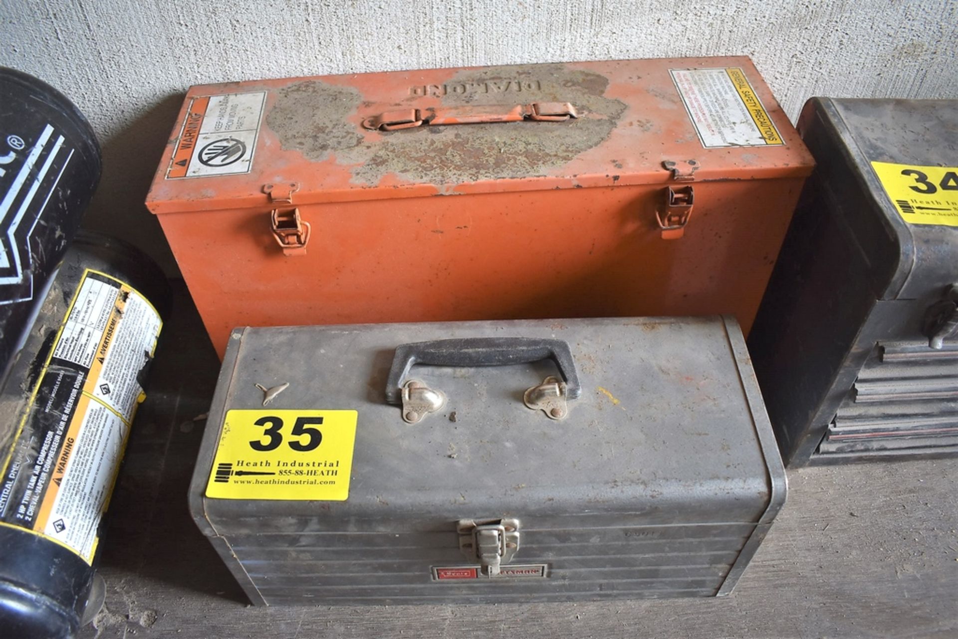 (2) ASSORTED TOOL BOXES