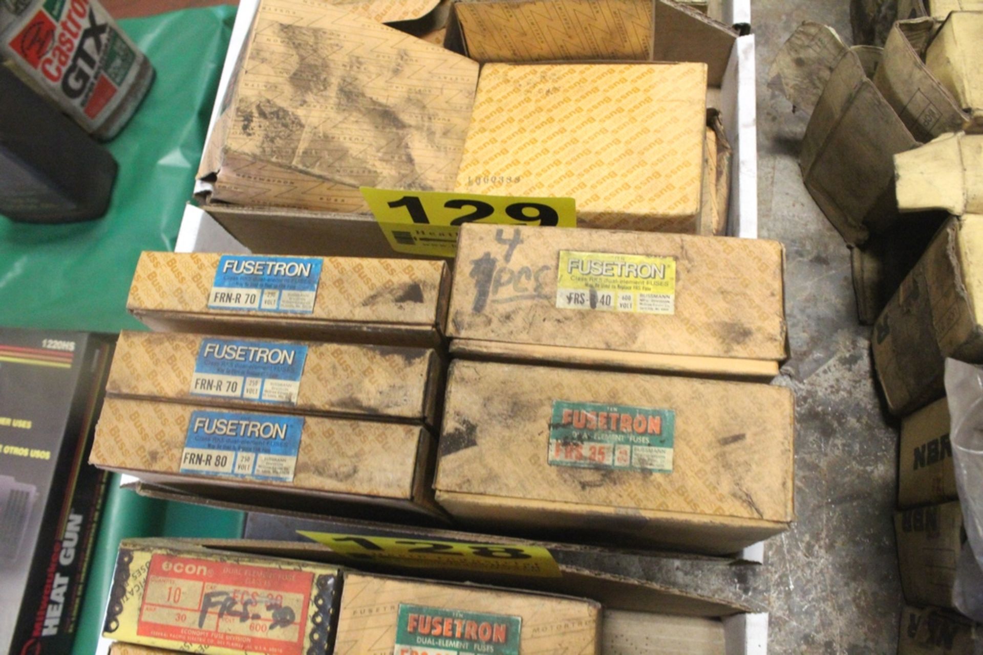 BOXES OF FUSETRON FUSES CONTAINING FRS 35, FRS 40, AND FRN-R 70