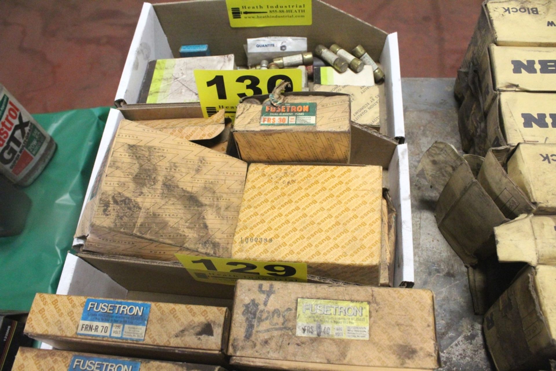 BOXES OF FUSETRON FUSES CONTAINING FRS 12, FRS-R 17, AND FRS 30