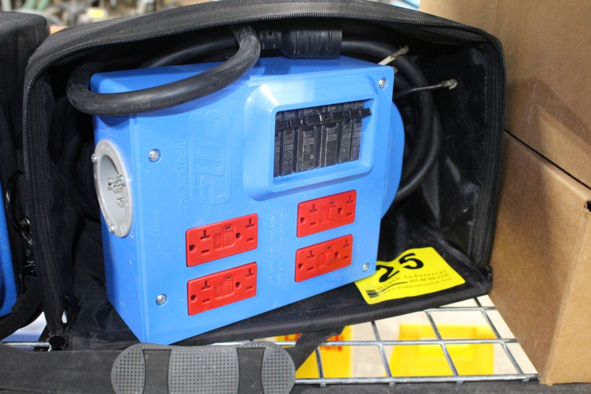 GMS MODEL GMS1430-PDC PORTABLE POWER DISTRIBUTION UNIT WITH BAG