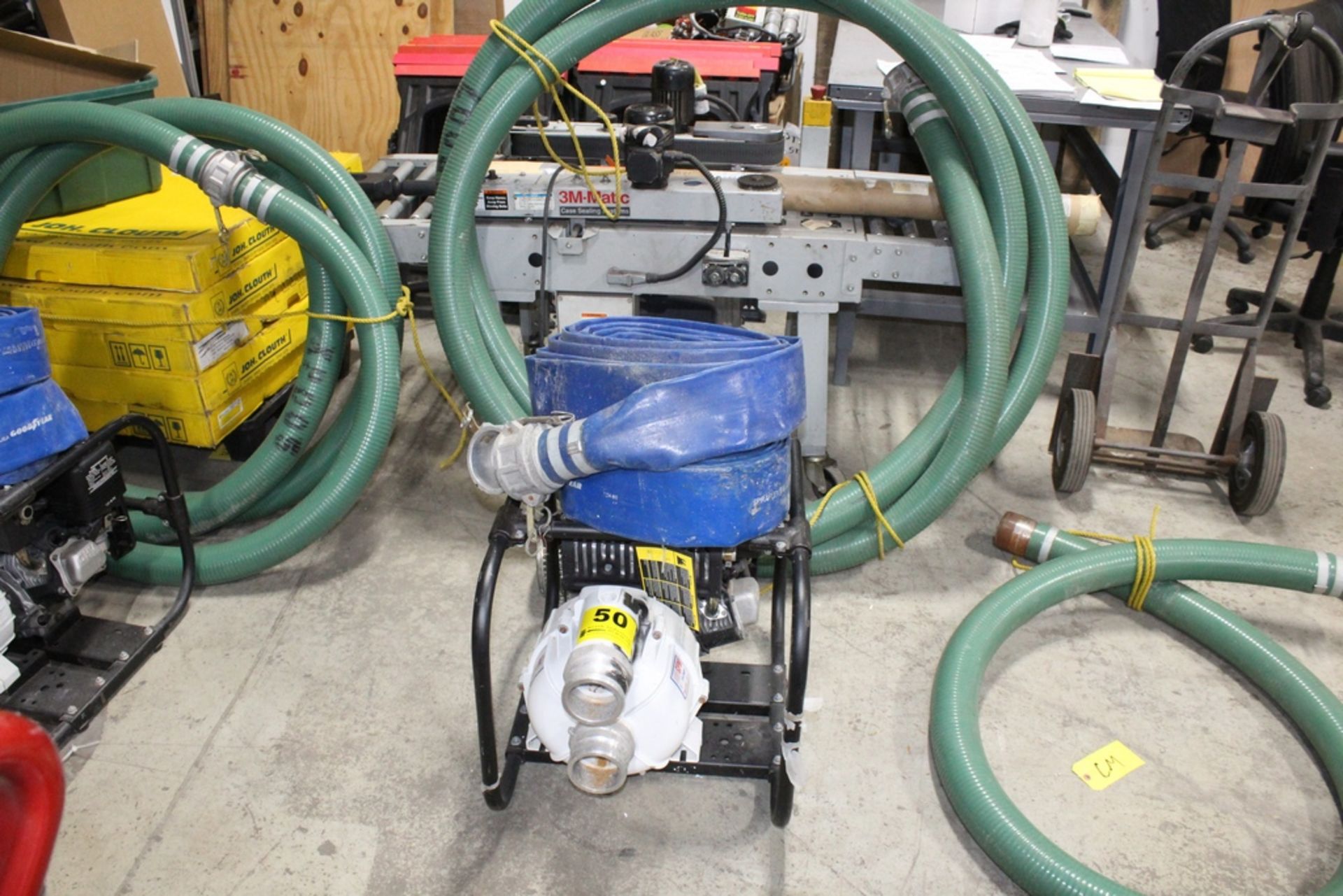 IPT MODEL 3G5 3,000 GPM 3" PUMP WITH COLLECTION AND DISCHARGE HOSES