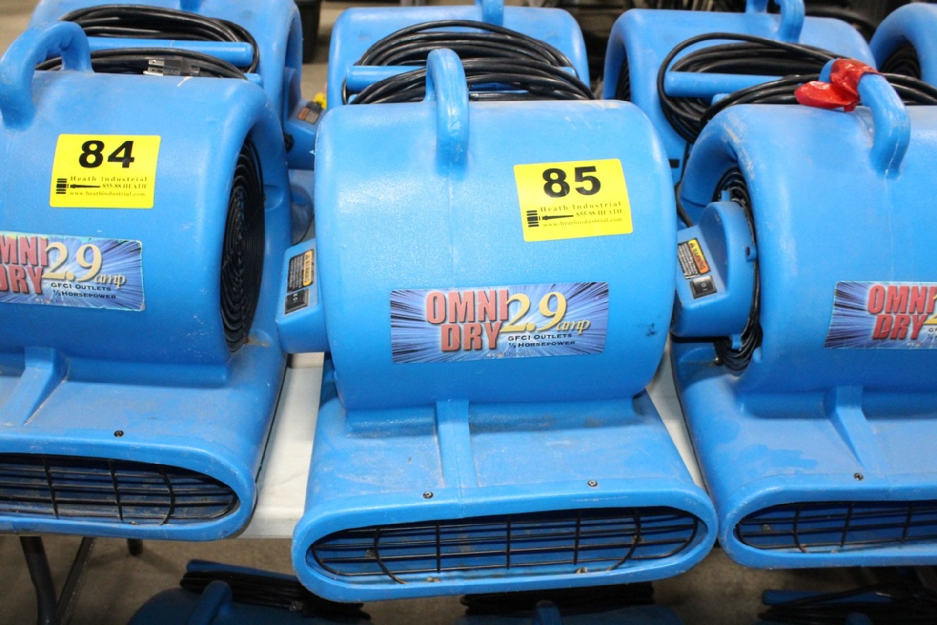 OMNI PRO, OMNI DRY 2.9 AMP AIR MOVER, GFCI OUTLET, 2-SPEED, 1/3 HP, 115 VAC, 60 HZ
