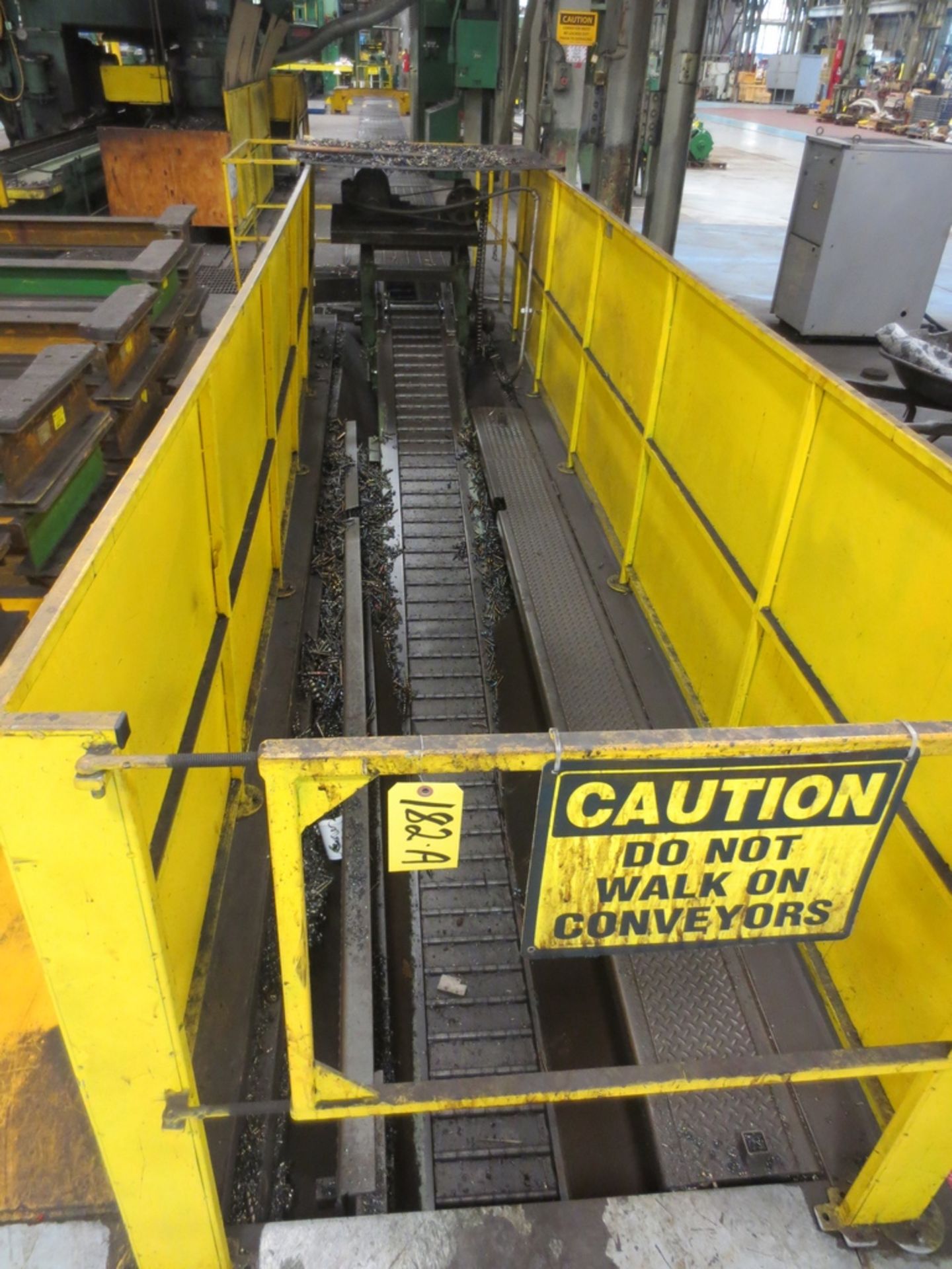 CHIP CONVEYOR SYSTEM WITH ABOVE & UNDERGROUND CONVEYORS, GRATES NOT INCLUDED - Image 6 of 11
