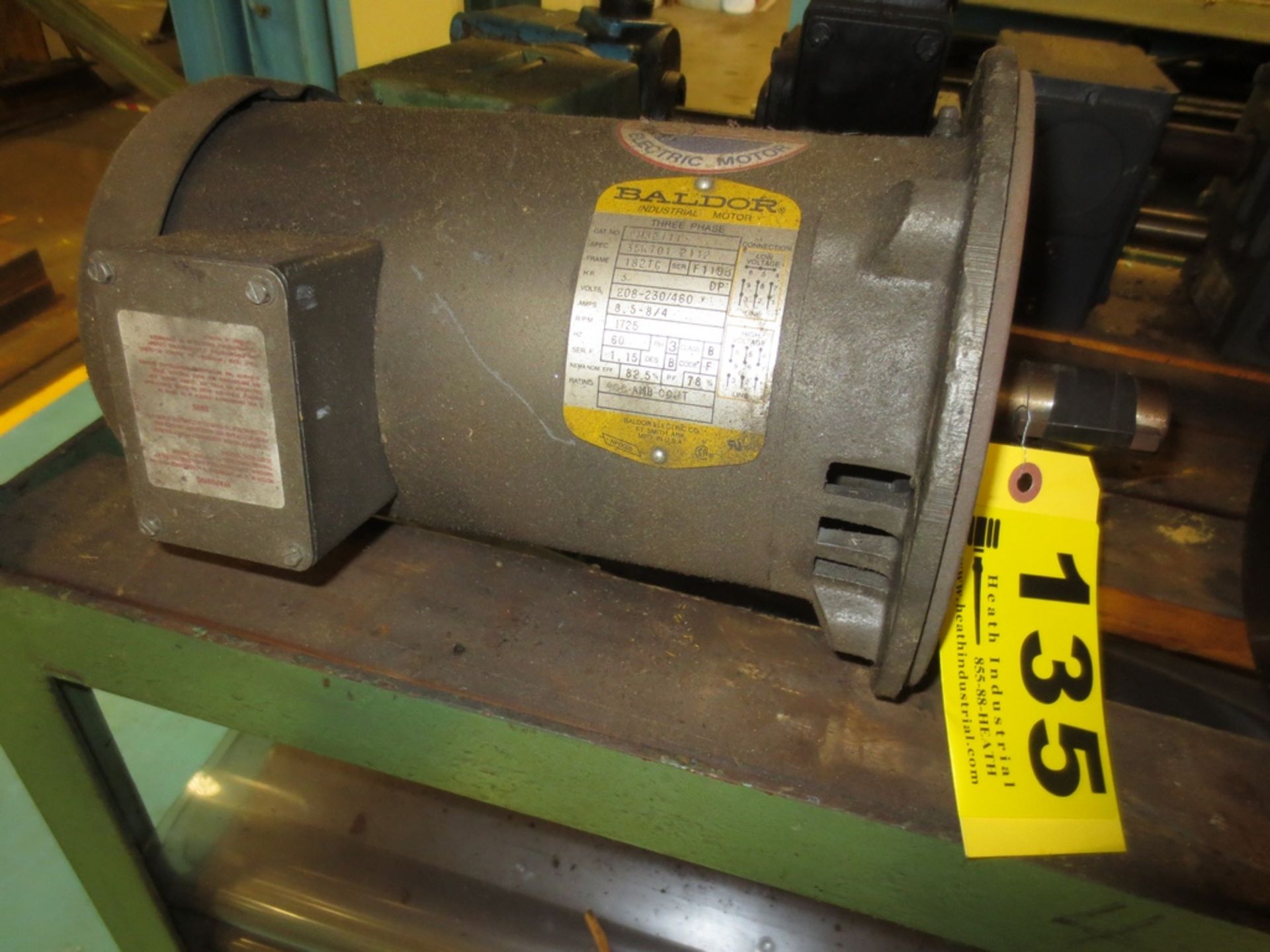 BALDOR 3 HP ELECTRIC MOTOR