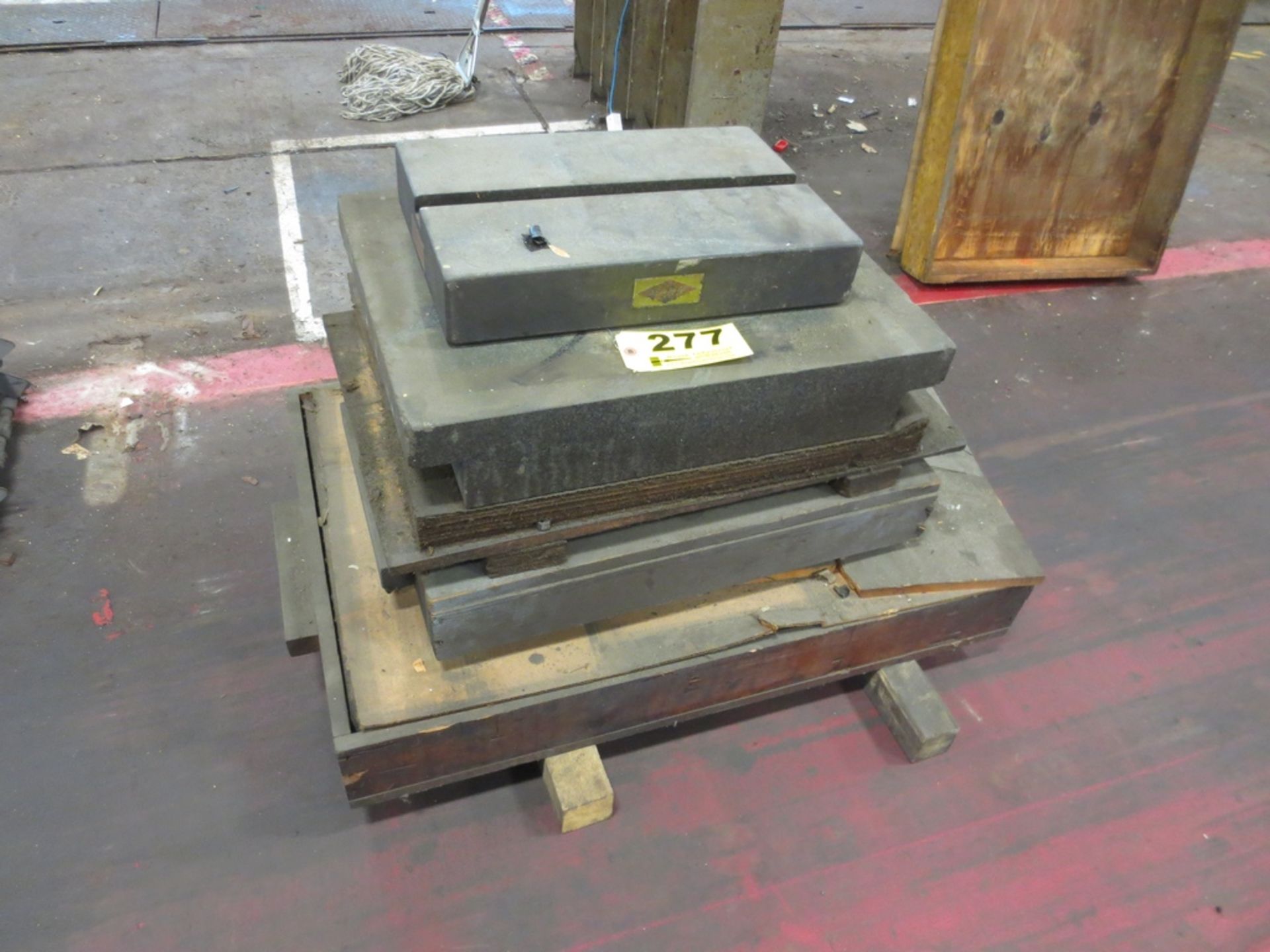 (4) ASSORTED GRANITE & STEEL SURFACE PLATES