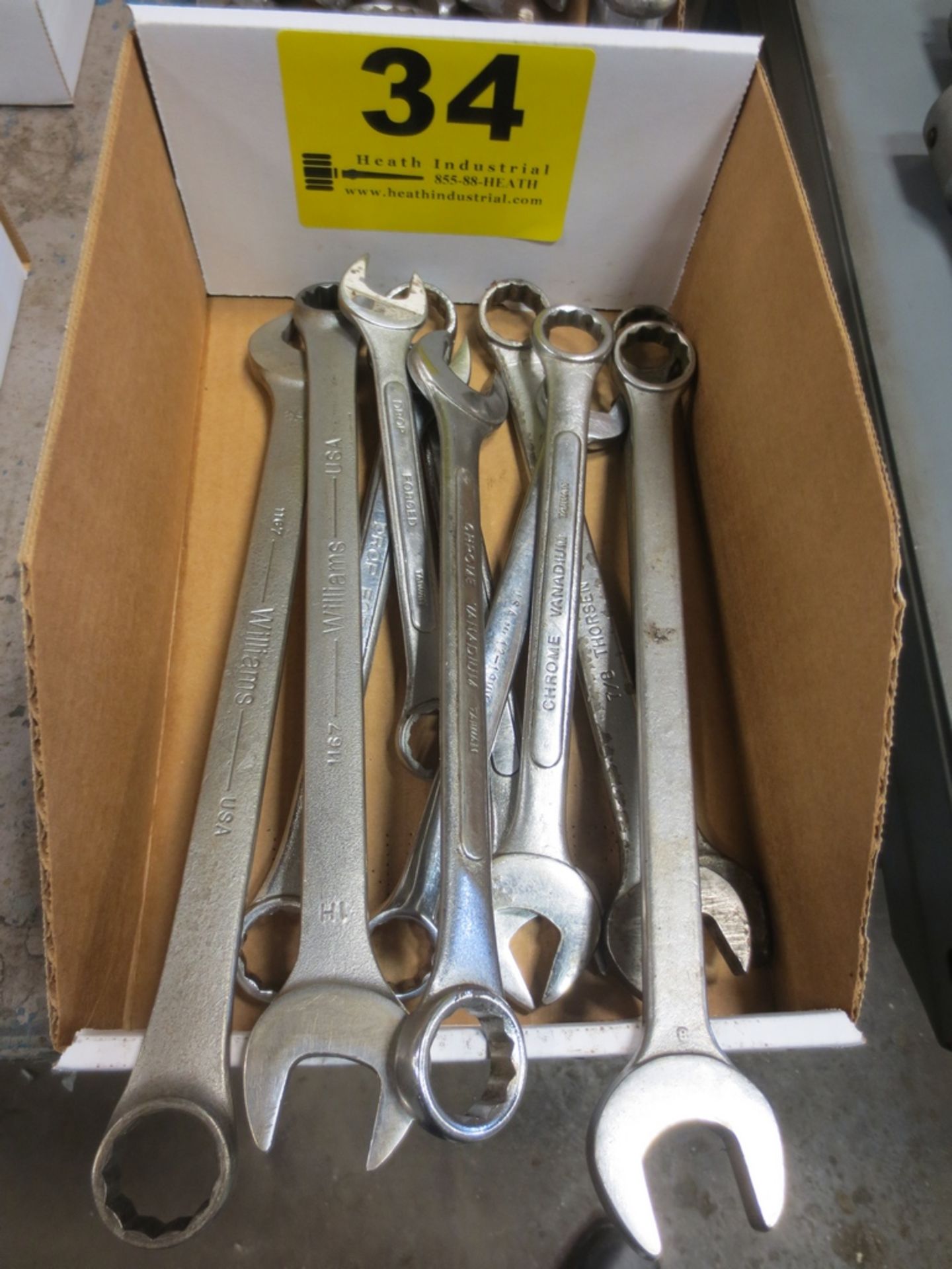 VARIOUS SIZED WRENCHES