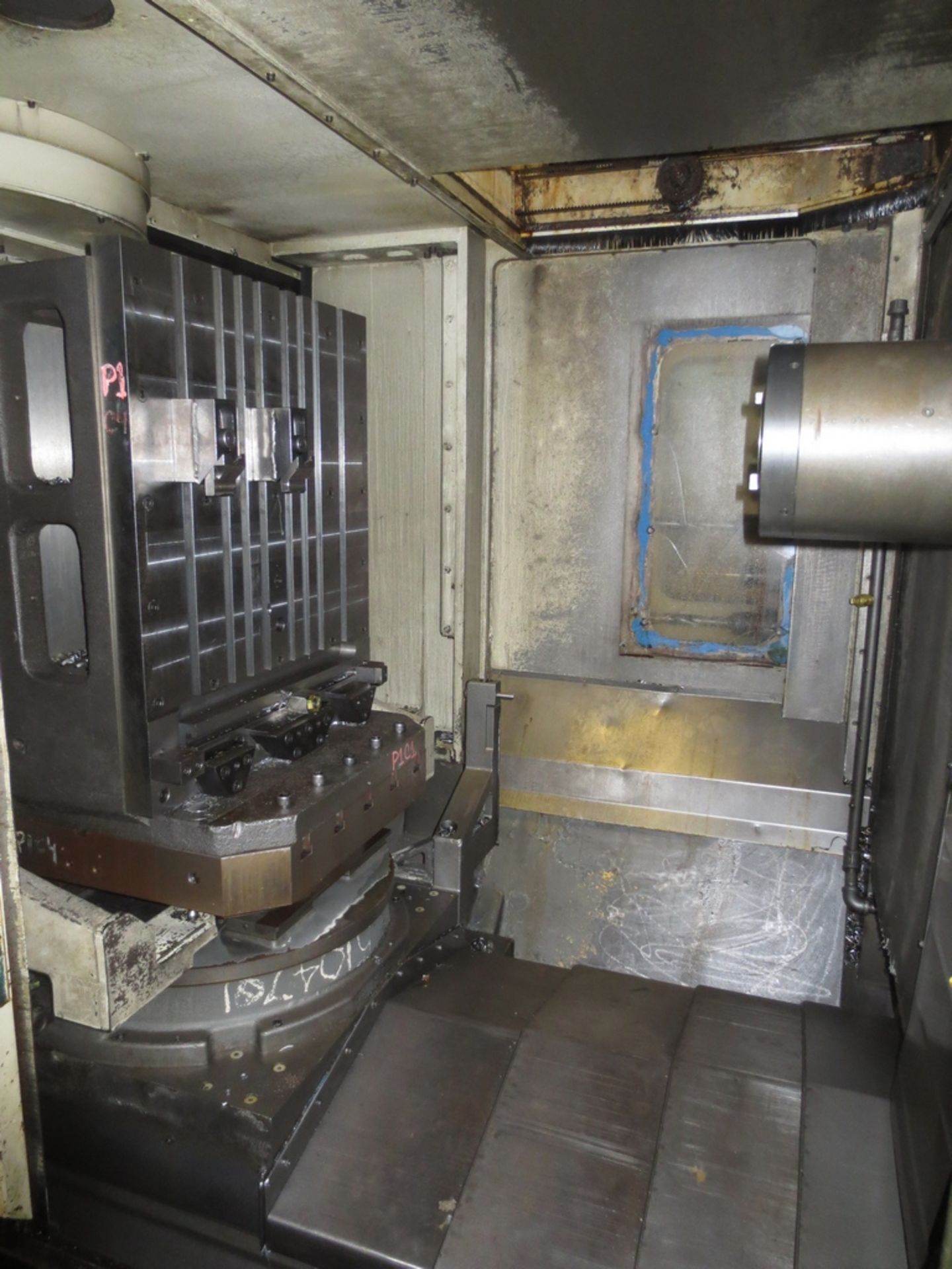 CINCINNATI MILACRON 4-AXIS MODEL MAXIM 630 CNC HORIZONTAL MACHINING CENTER, S/N 3632C0197-0002, 24. - Image 9 of 11