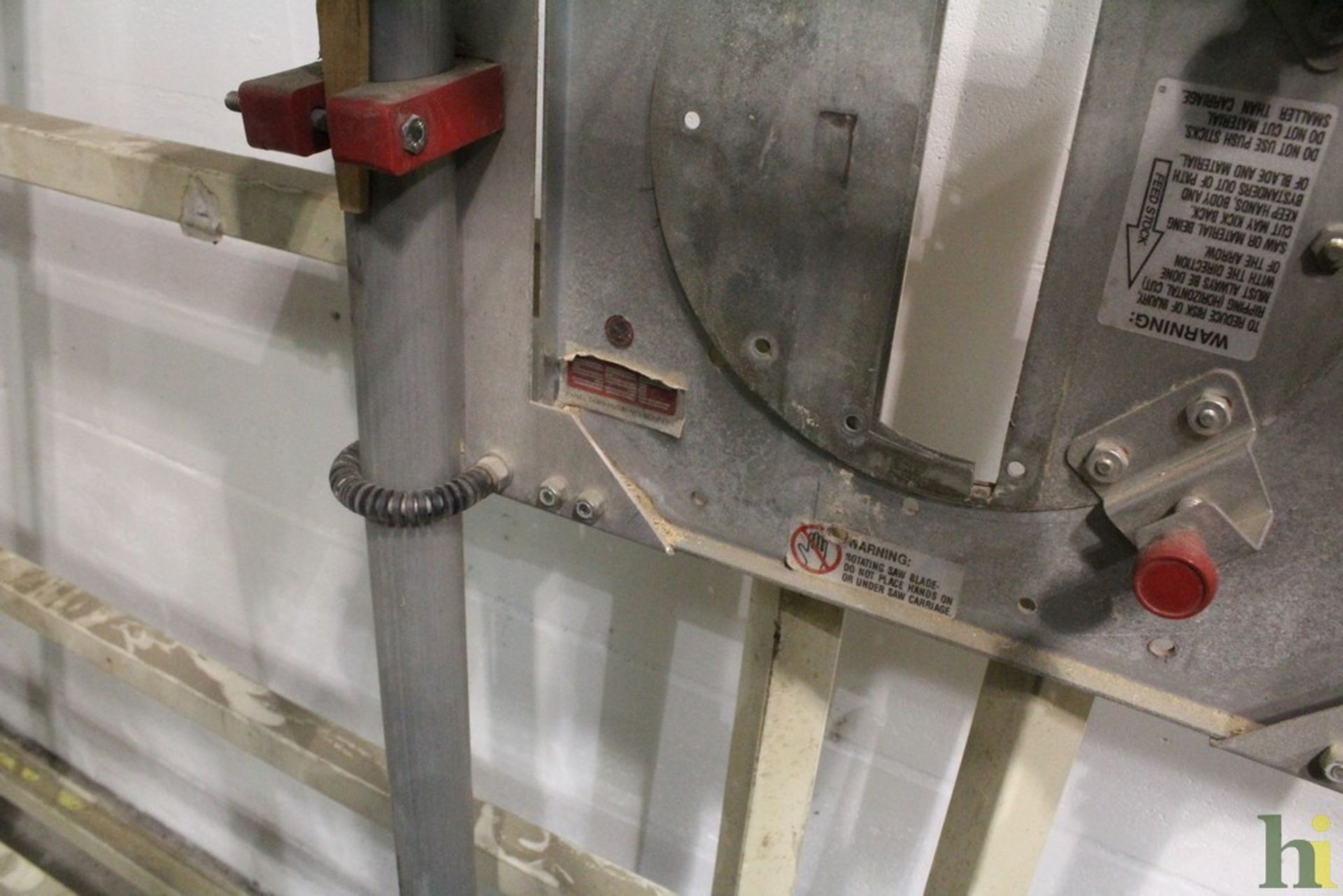 SAFETY SPEED CUT VERTICAL PANEL SAW 10' X 5', NO SAW - Image 2 of 2