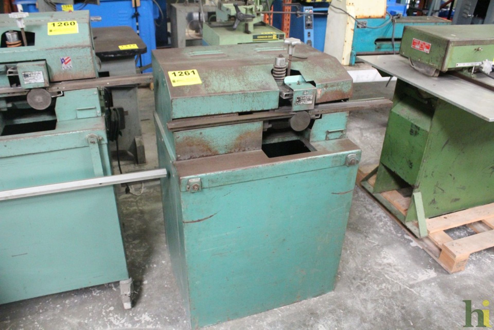 FALLS METAL D-BURR-R, MODEL 1014, S/N 608