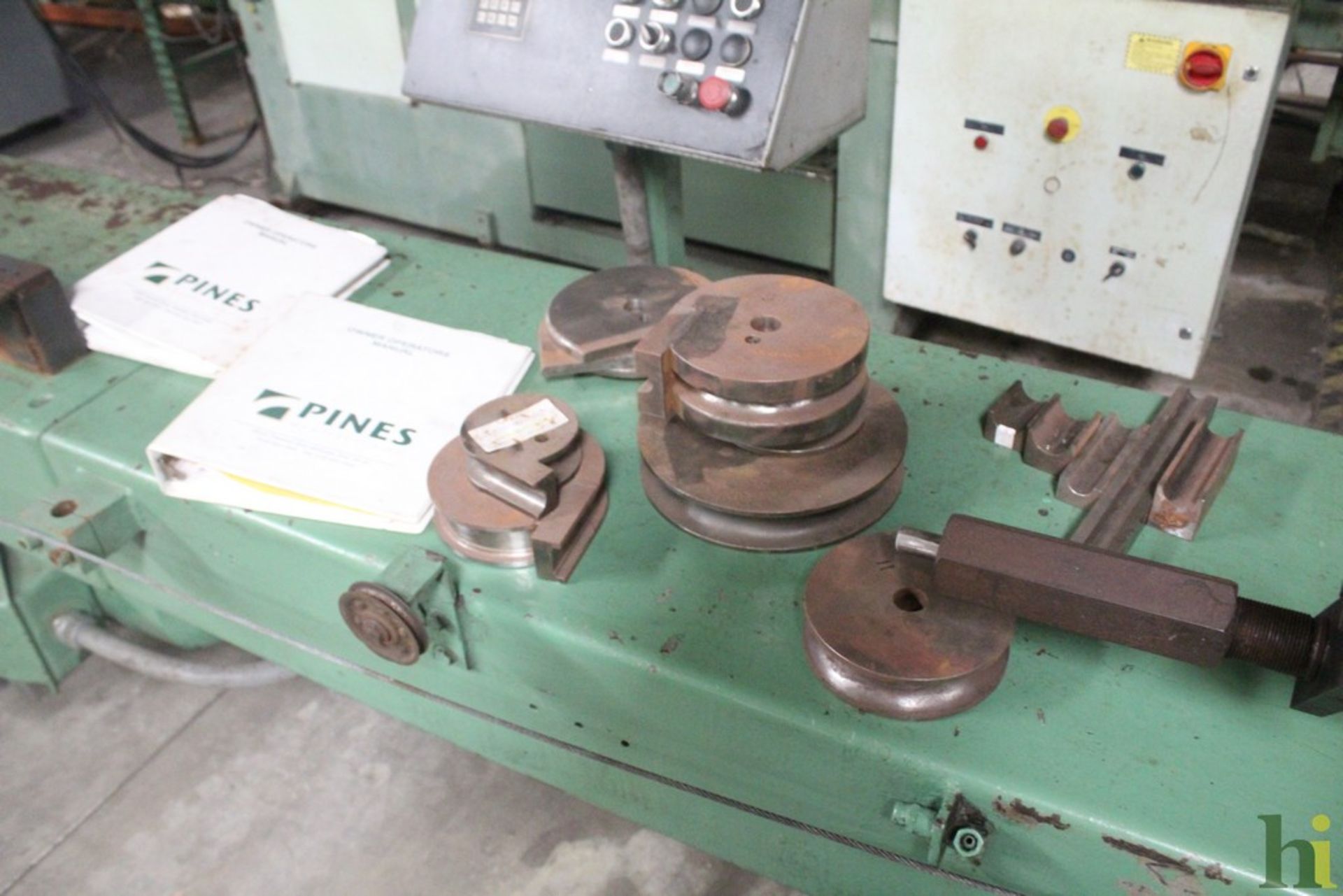 PINES NO. 2 HYDRAULIC TUBE BENDER WITH DIES - Image 6 of 8