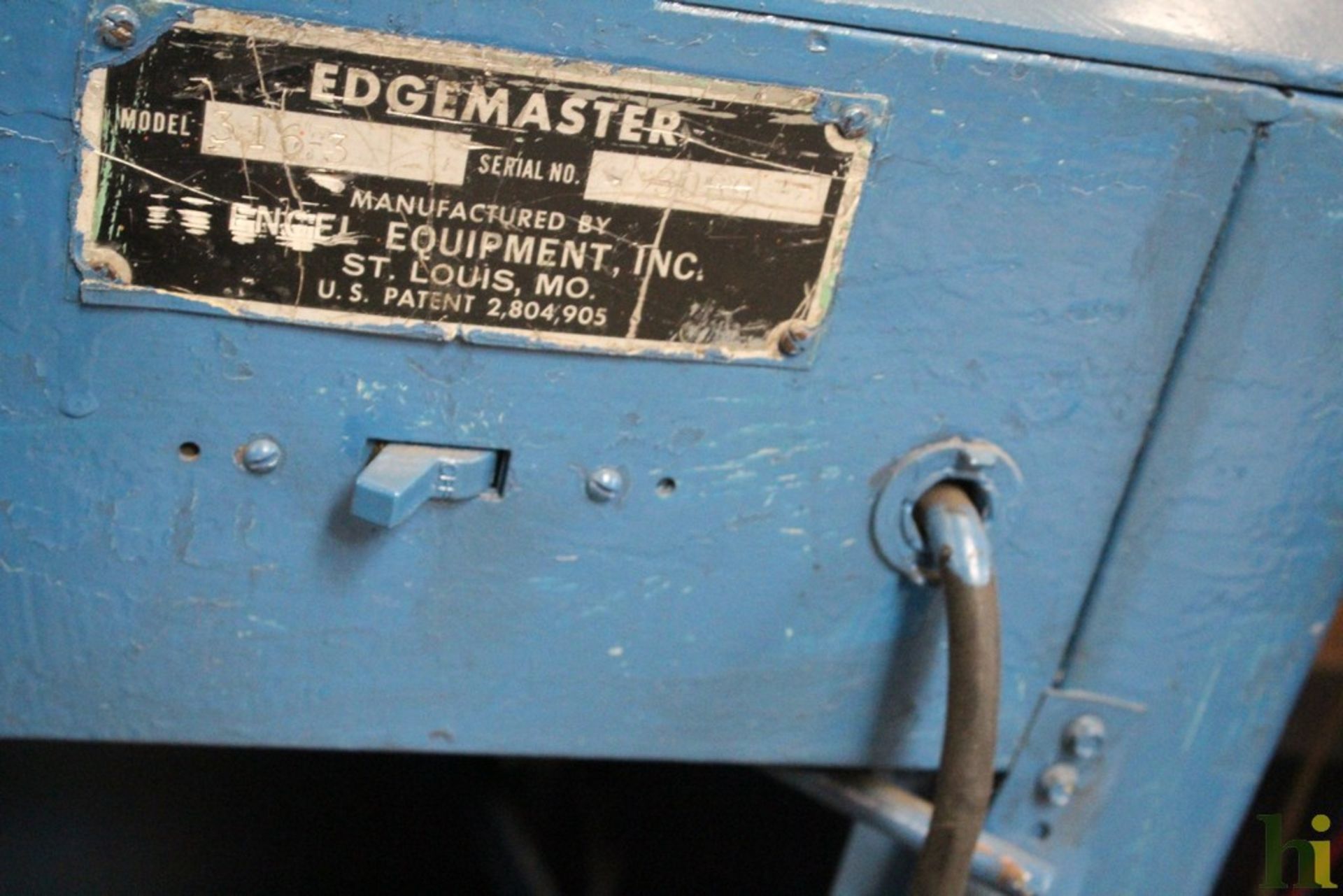 EDGEMASTER MODEL 3163, S/N 3069 - Image 3 of 3