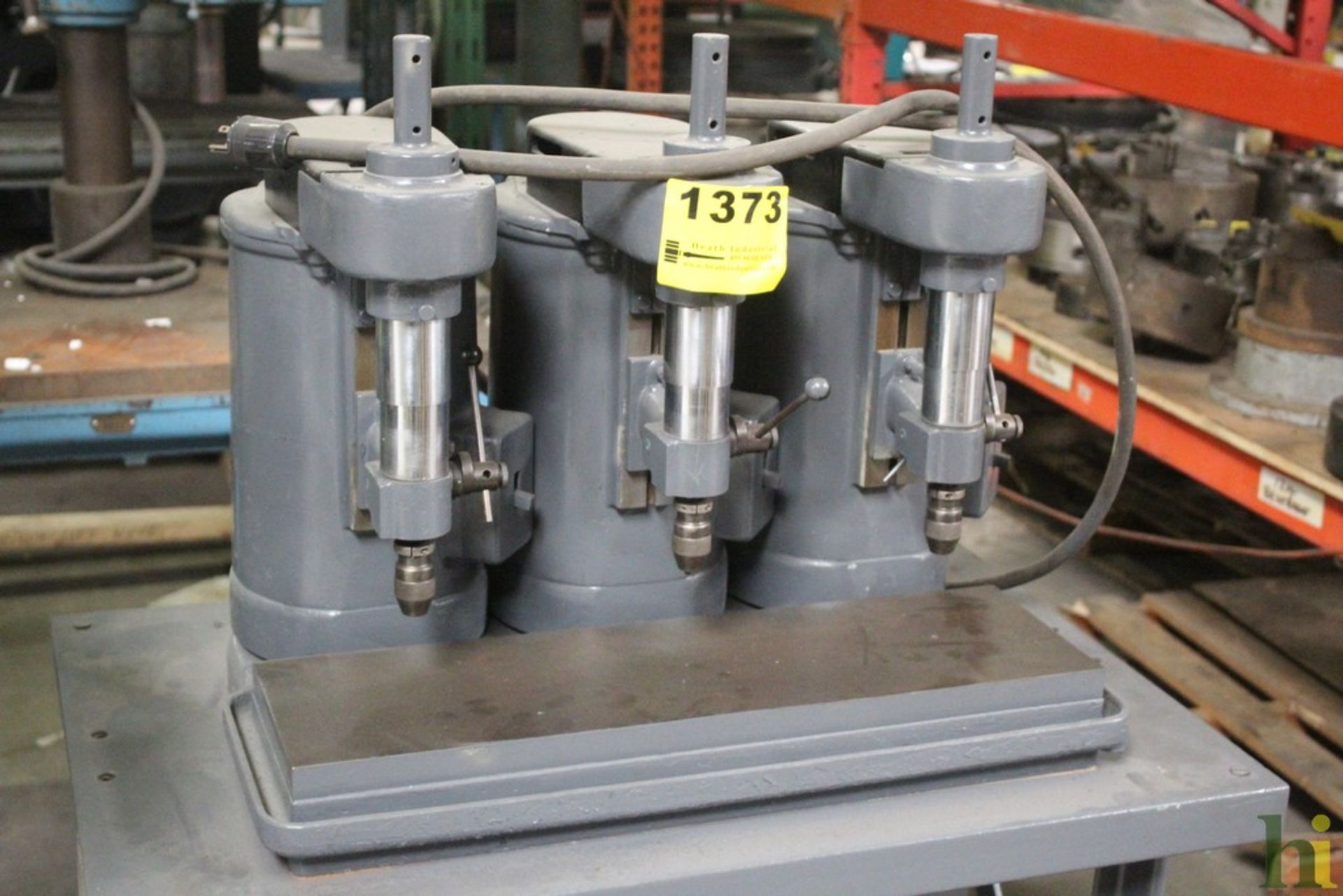 SIGOURNEY TOOL SENSITIVE DRILL PRESS WITH THREE INDEPENDENT SPINDLES, NO. 03000 - Image 2 of 2