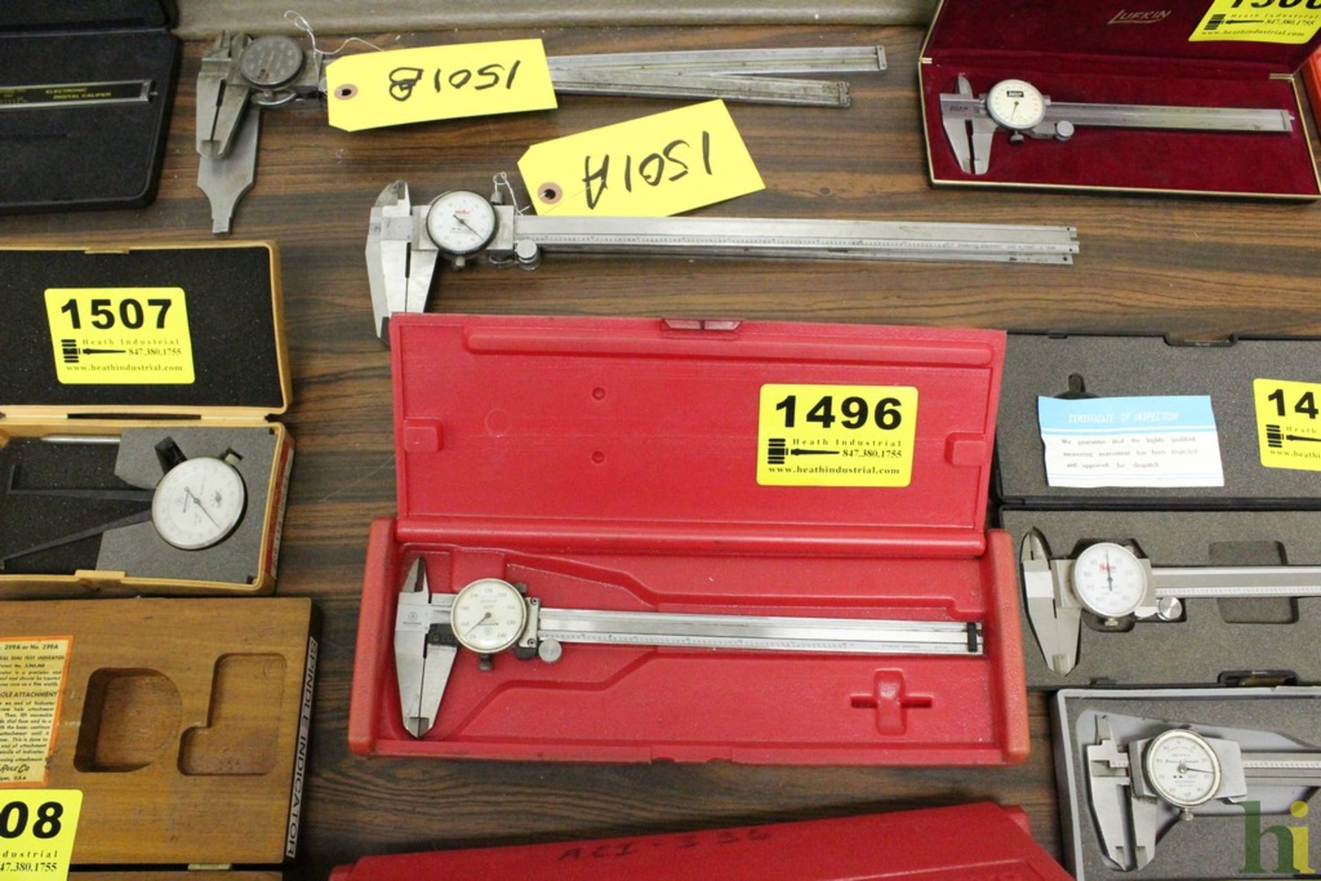 MITUTOYO NO. 505-644 8" MICROMETER WITH DIAL INDICATOR