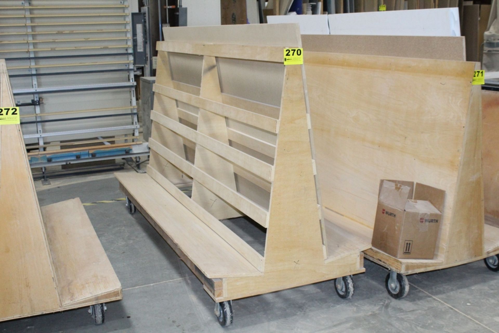 SHEET MATERIAL CART 96" X 38" X 56"