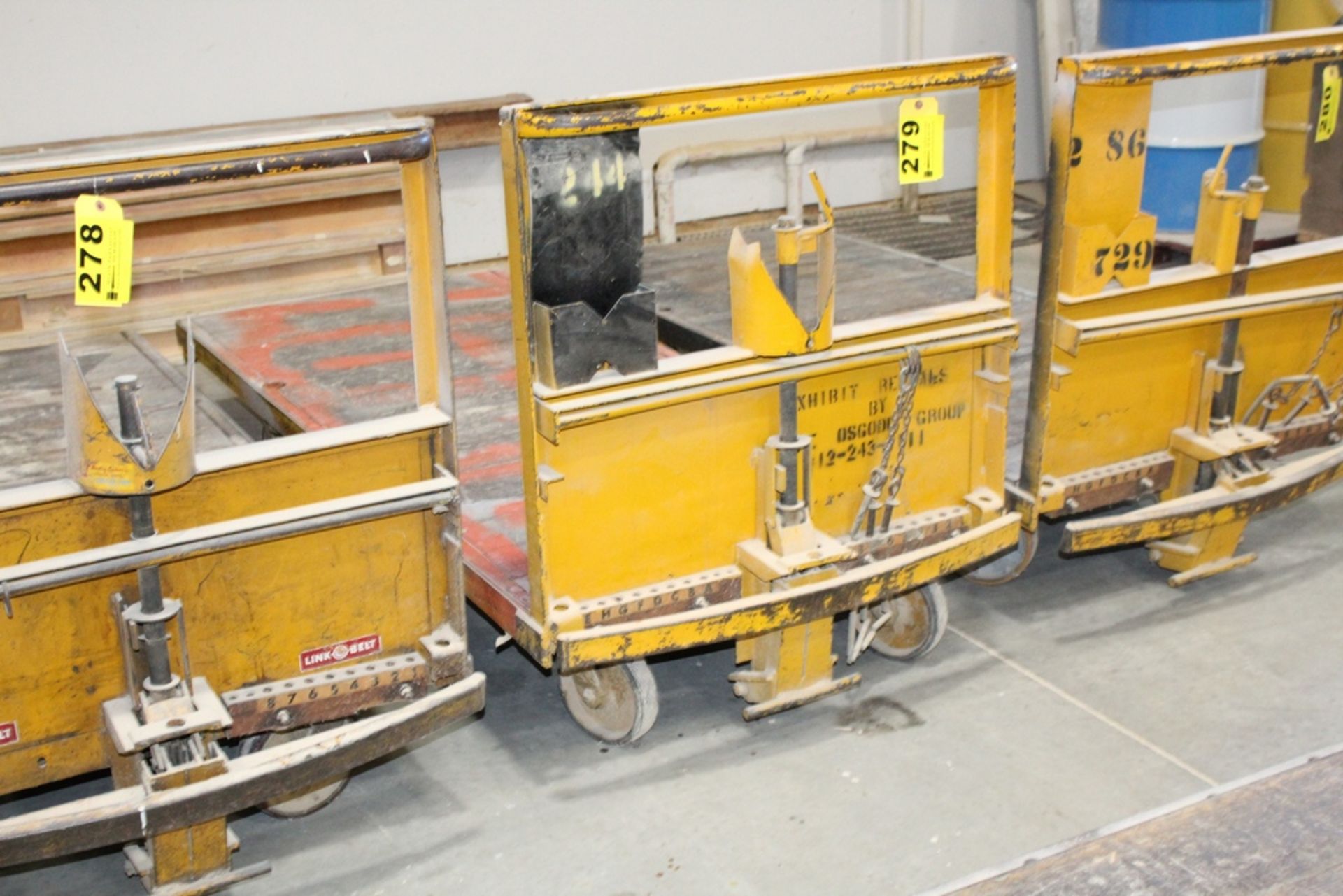 FLATBED RAILROADCART 84" X 36"