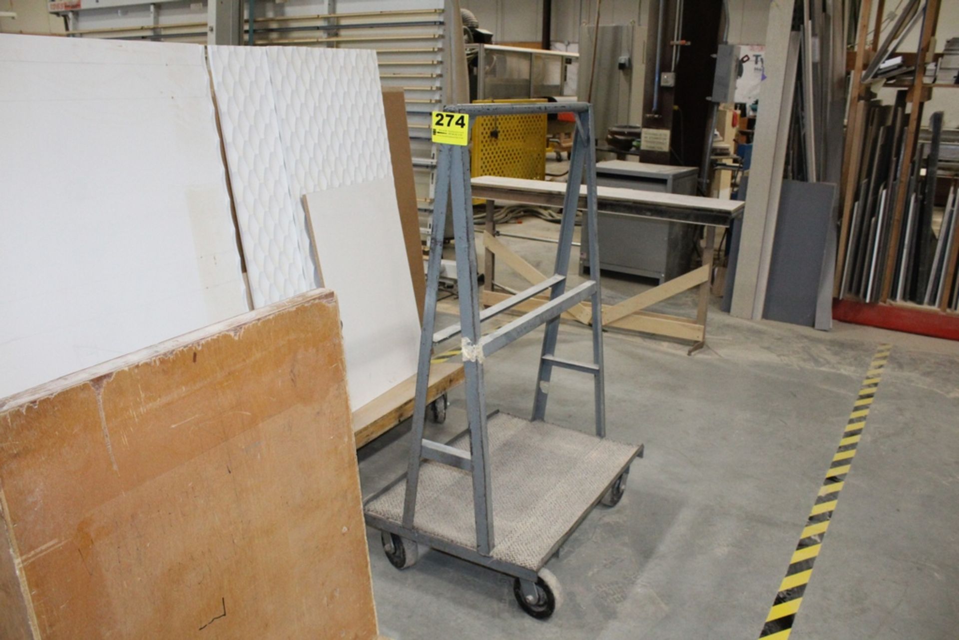 SHEET MATERIAL CART 36" X 24" X 55 1/2"